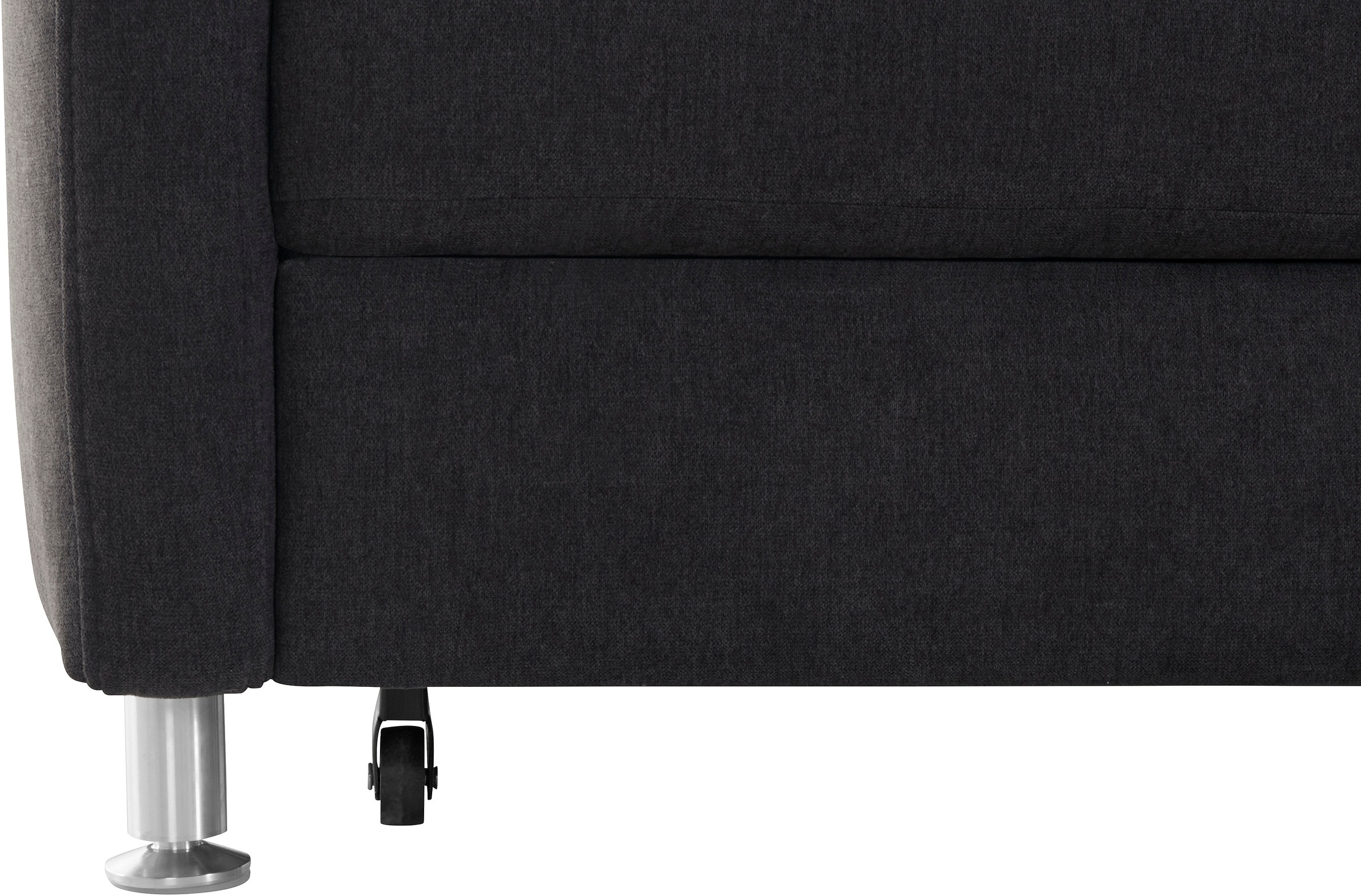 sit&more Ecksofa »Darwin L-Form«, inklusive Federkern, wahlweise mit Kopfteilverstellung, Bettfunktion
