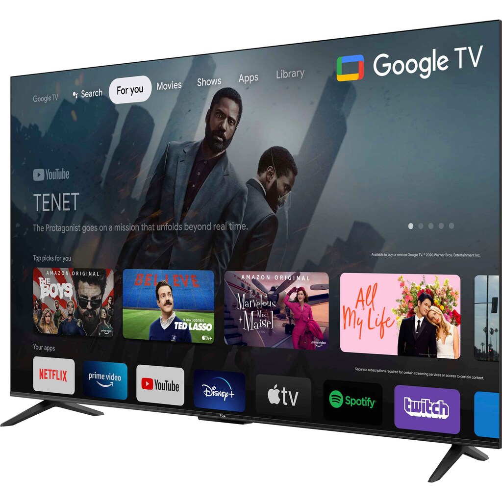 TCL LED-Fernseher »50P631X1«, 126 cm/50 Zoll, 4K Ultra HD, Android TV-Google TV-Smart-TV