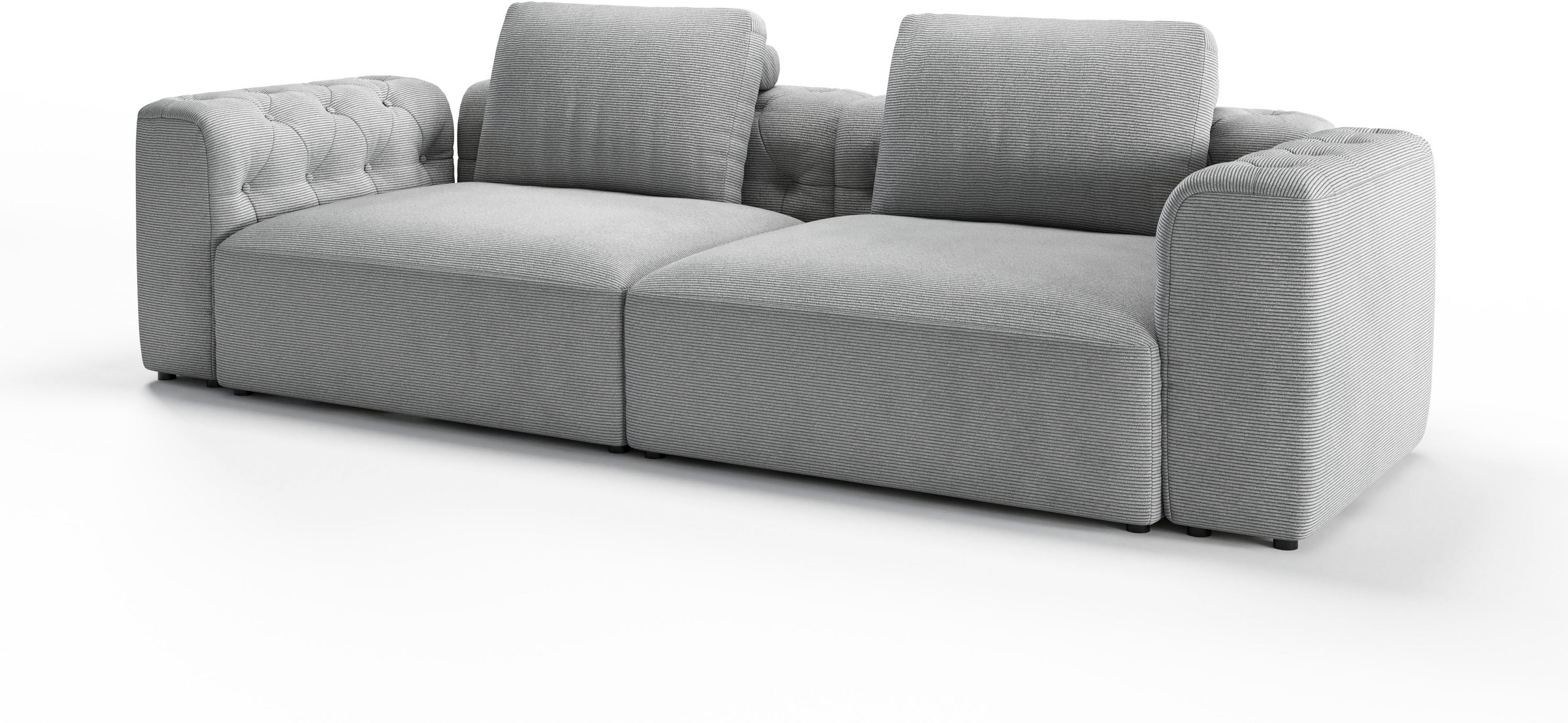 RAUM.ID 2,5-Sitzer »Cushid«, Modulsofa, bestehend aus 2 Teilen, Breite 268 cm