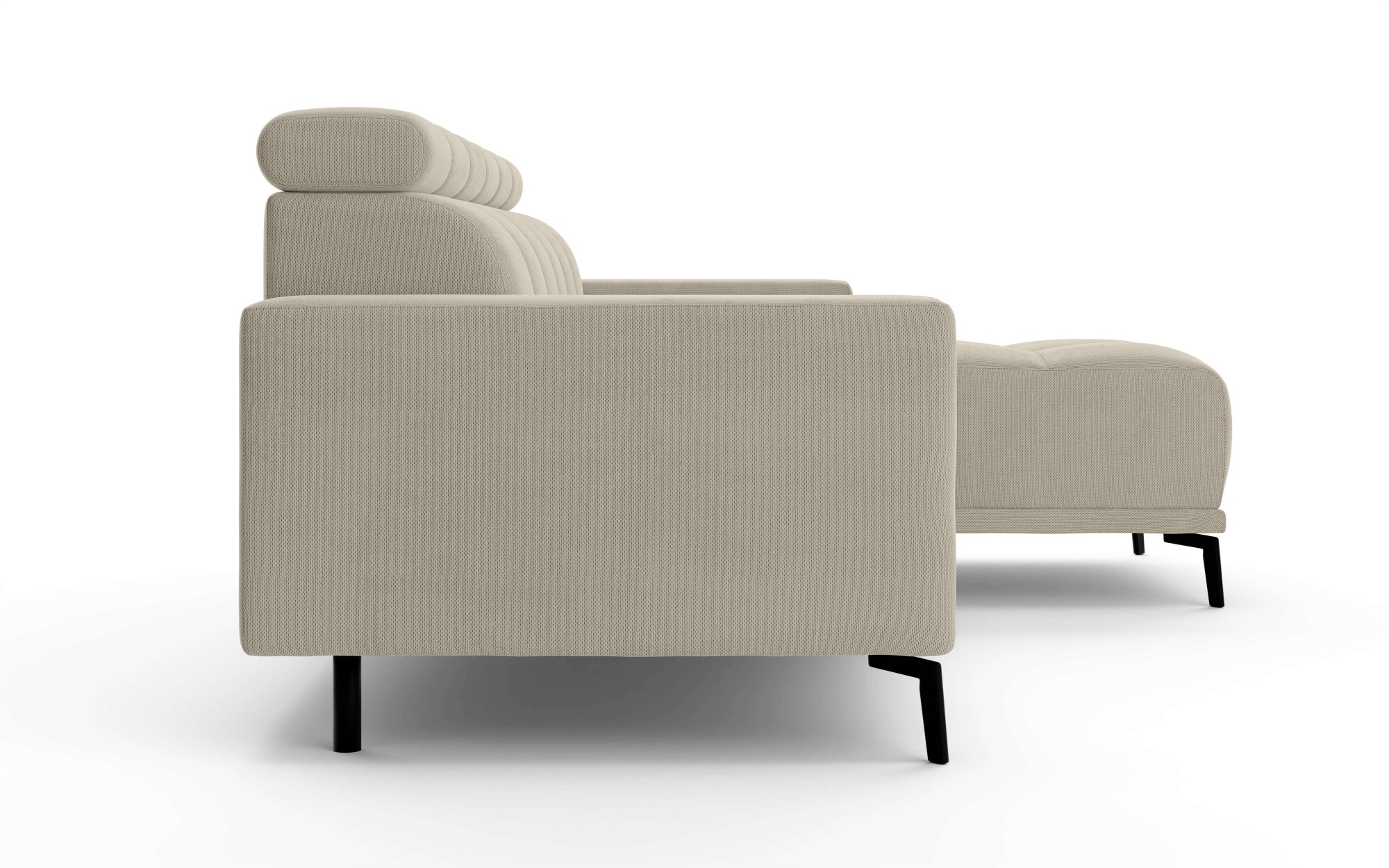Home affaire Ecksofa »CAZIE , Designsofa, L-Form, trendige Bubble-Optik,« L-Form mit Wellenunterfederung, Recamiere rechts/links bestellbar