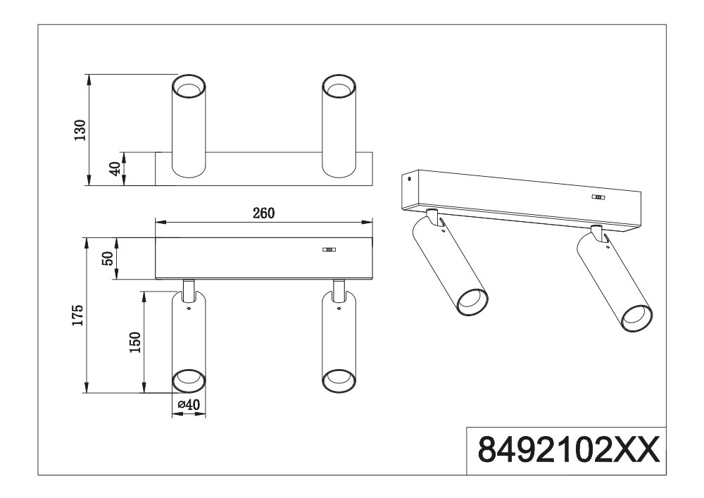 TRIO Leuchten LED Deckenstrahler »AMBALA, LED Spot, 500 Lumen CCT 2300/3000/4000K« LED-Board 1 Stk. Farbwechsler | warmweiß - kaltweiß in 3 Stufen dimmbar per Wandschalter, drehbar schwenkbar Spot
