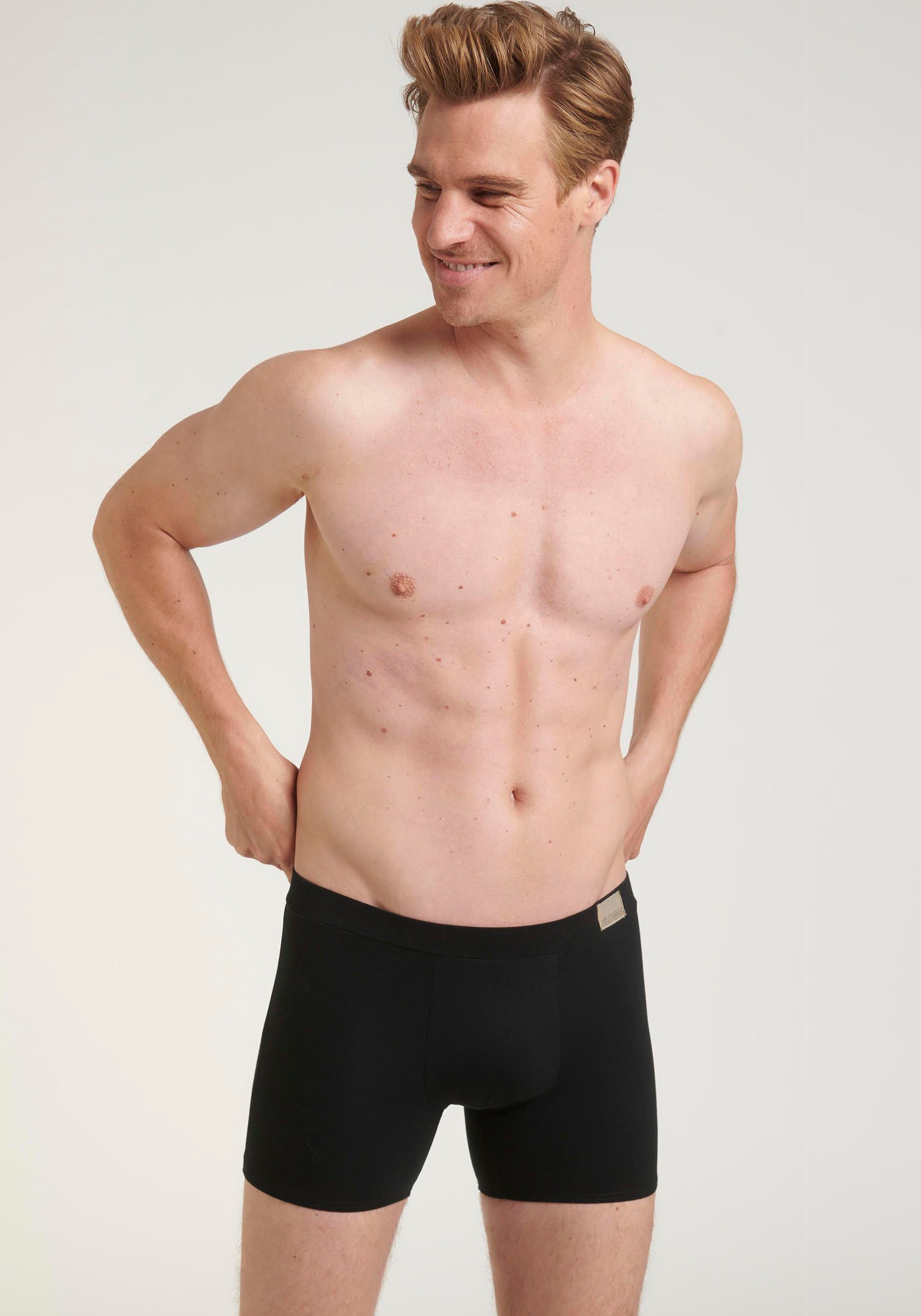 sloggi Boxer »men GO Natural Short C2P«, (2 St., 2er Pack), Lässig, bequeme Basics