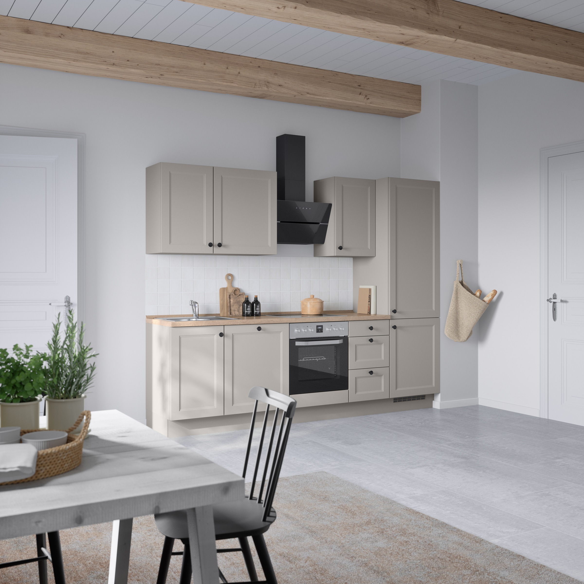 nobilia® Küchenzeile »"Cascada II"«, vormontiert, Breite 270 cm, Ausrichtung wählbar, wahlw. mit E-Geräten