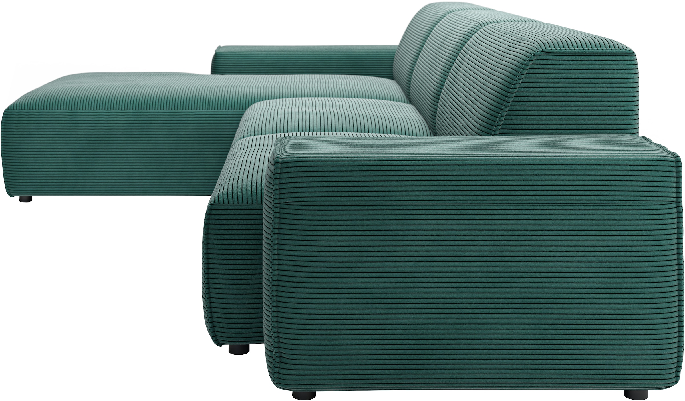 andas Ecksofa »Glimminge auch in Breitcord, Feincord, Bouclé + Easy care-Bezug«, L-Form, Breite 294, Zierkissen