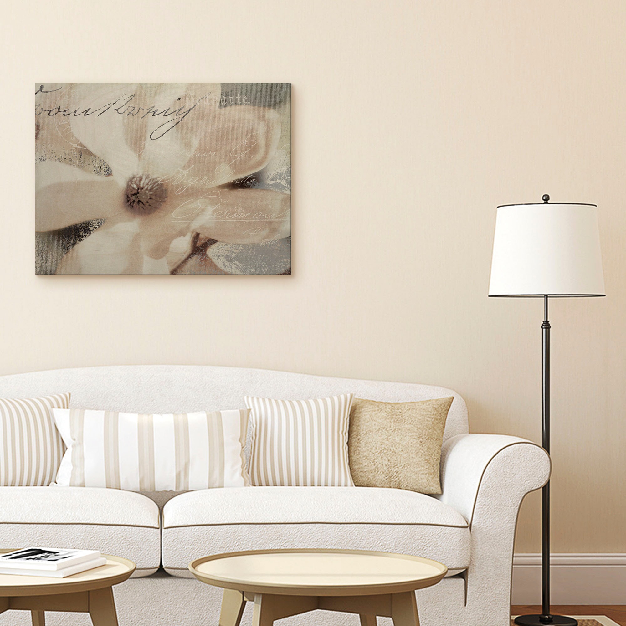 Artland Holzbild »Magnolie_Detail«, Pflanzen- & Blumenbilder, (1 St.)