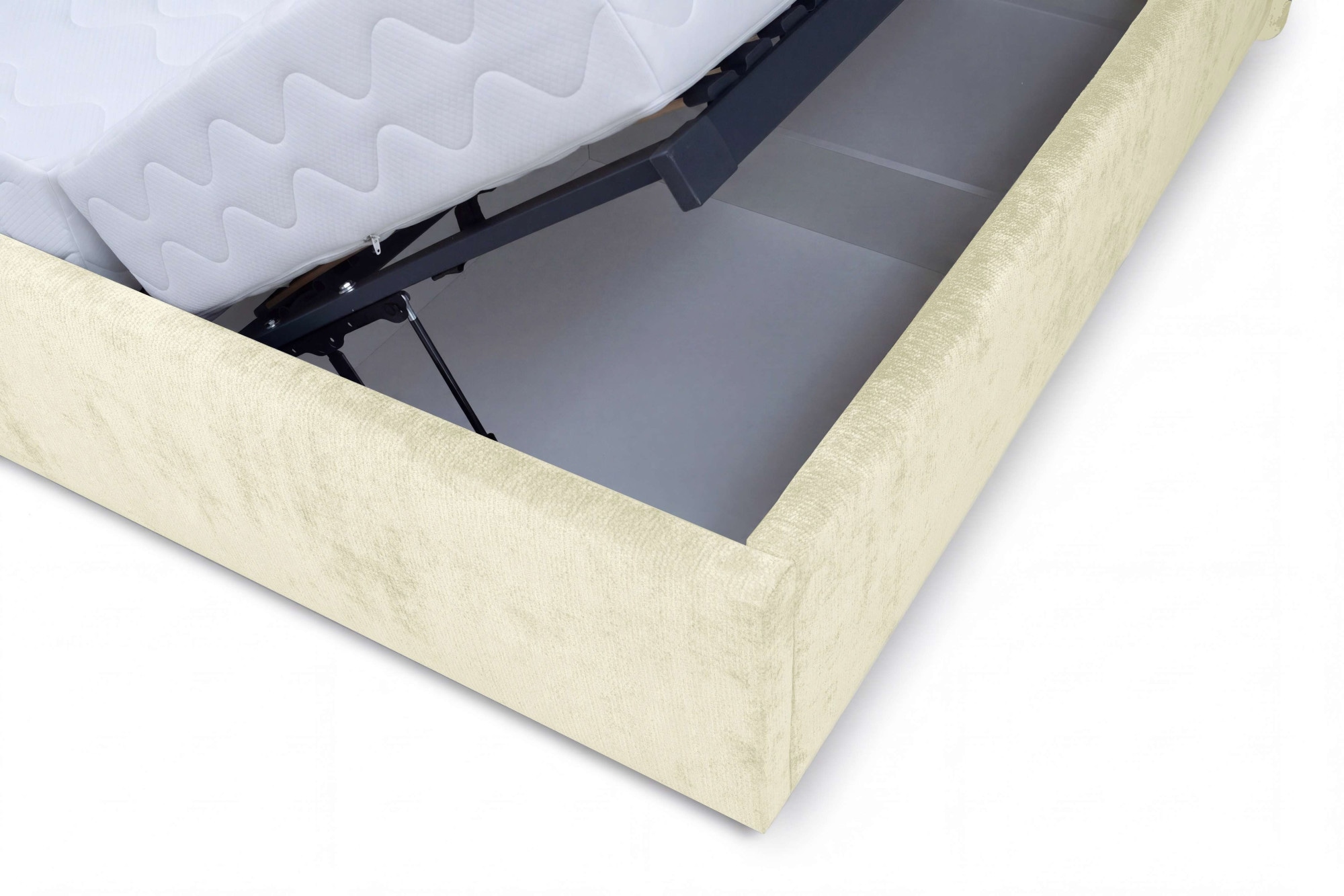 OTTO home Polsterbett »Vyllo, Doppelbett, Federkernbett, Komforbett, 160, 180 cm, Bettkästen« Mit 5-Zonen-TFK-Matratze H3, Lattenrost, Eicheapplikationen