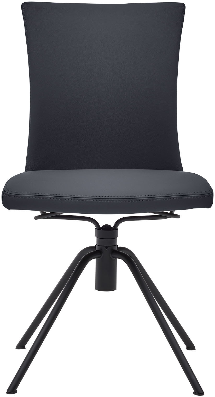 Musterring Polsterstuhl »Helmond 6700« (Packung) 1 Stk.Drehgestell in schwarz inkl. Rückholfunktion, ohne Armlehne