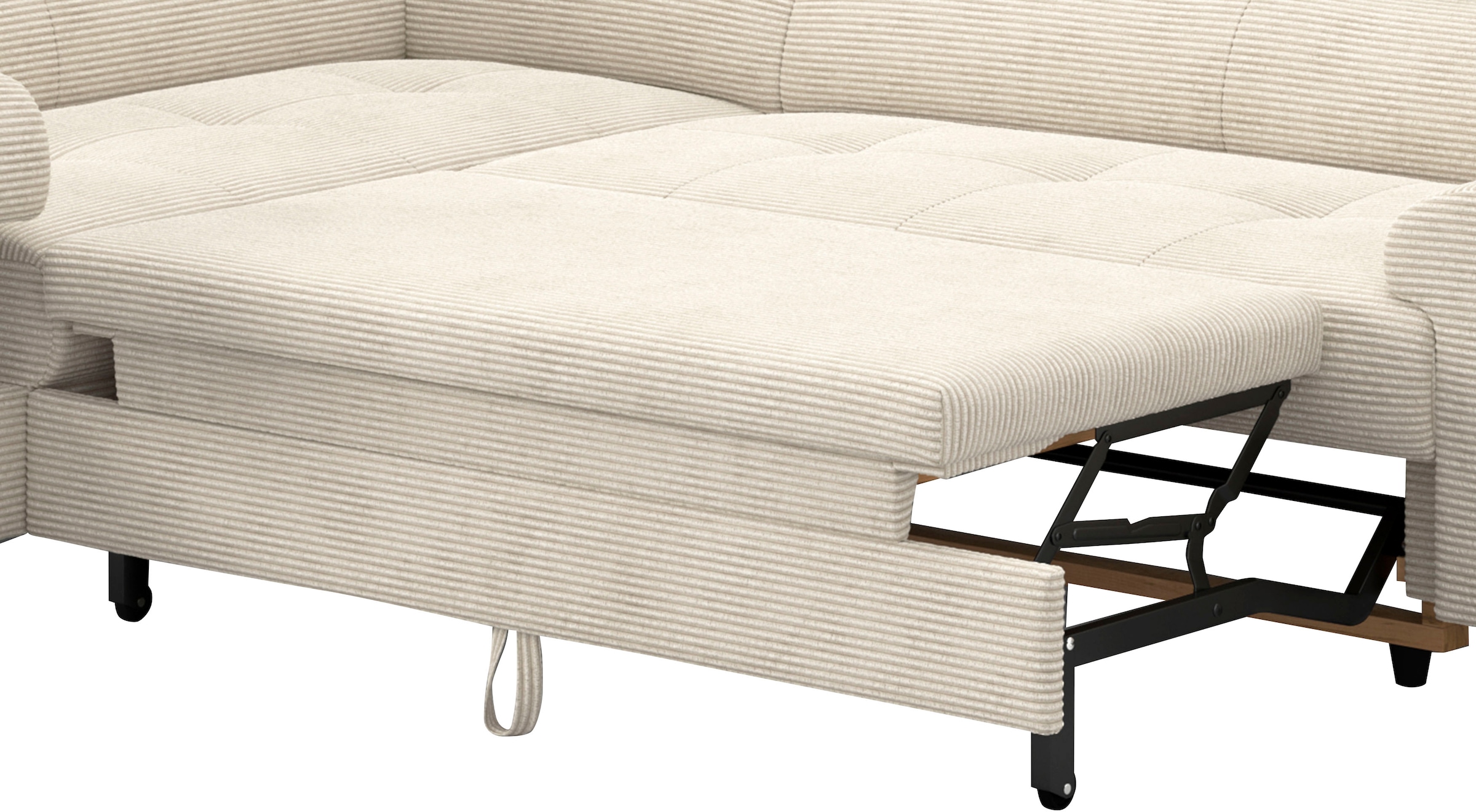 COTTA Ecksofa »Aura L-Form«, mit Schlaffunktion, Bettkasten und Kopfteilverstellung