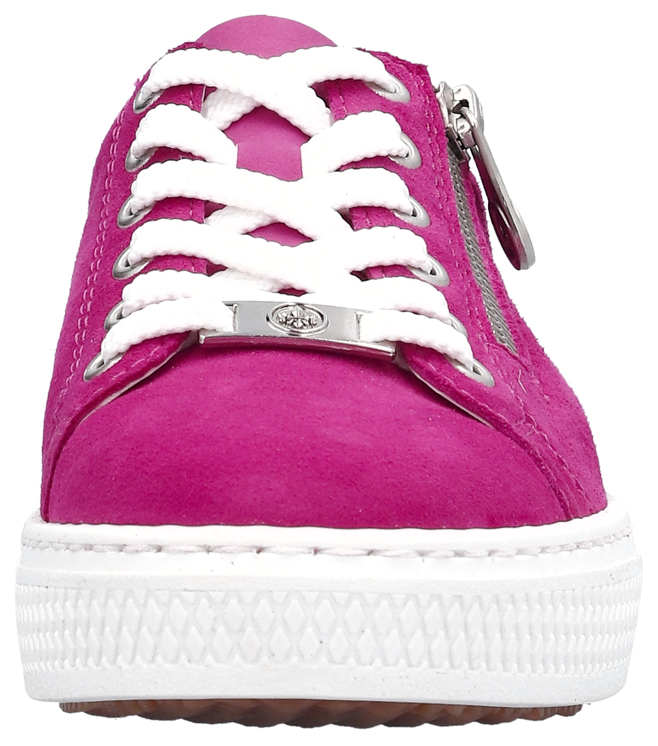 Rieker Plateausneaker, mit weicher MemoSoft-Innensohle, Freizeitschuh, Halbschuh, Schnürschuh