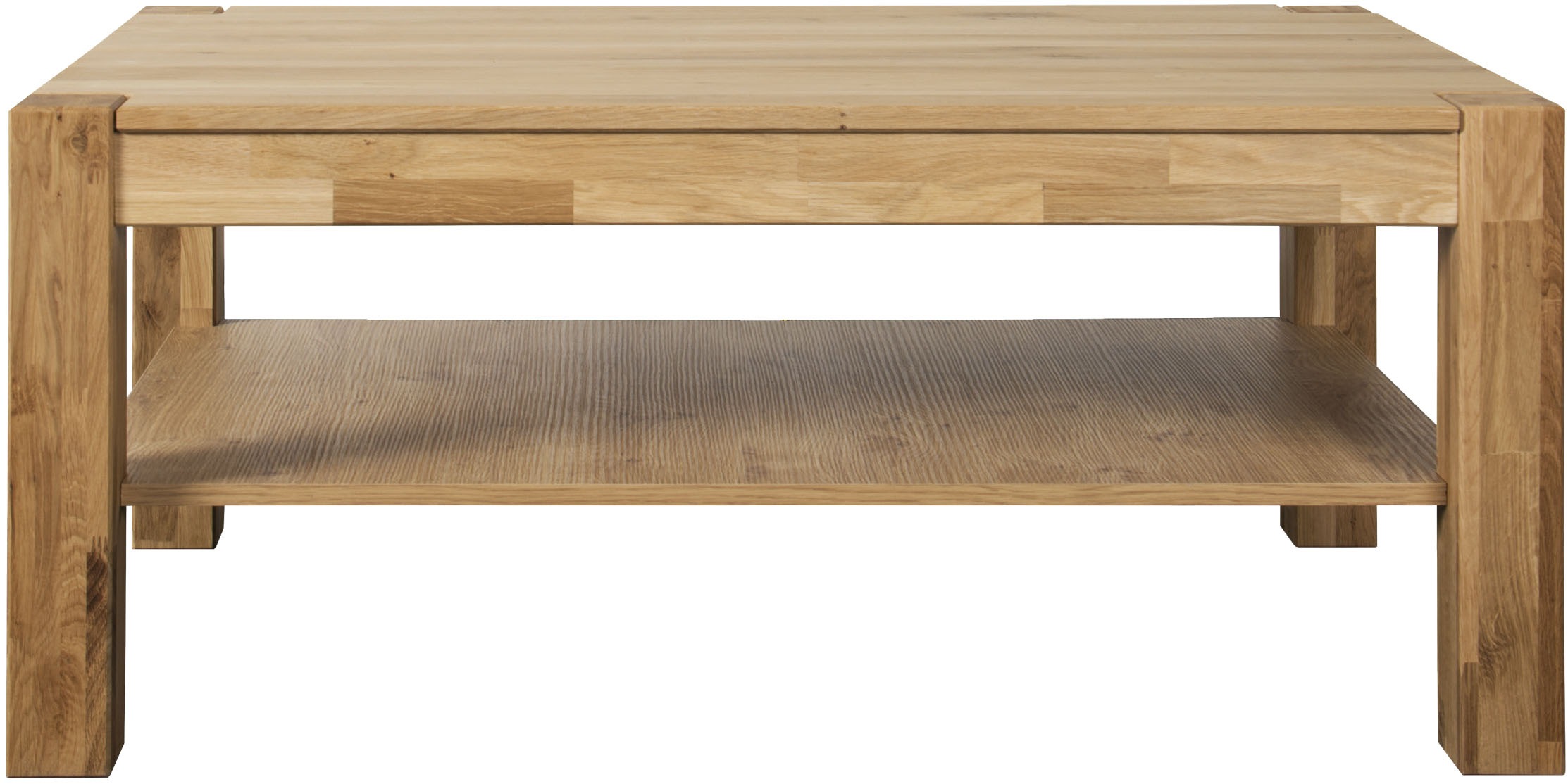 VOGL Möbelfabrik Couchtisch »Toronto« in 2 Größen, mit Ablageboden, teilmas günstig online kaufen