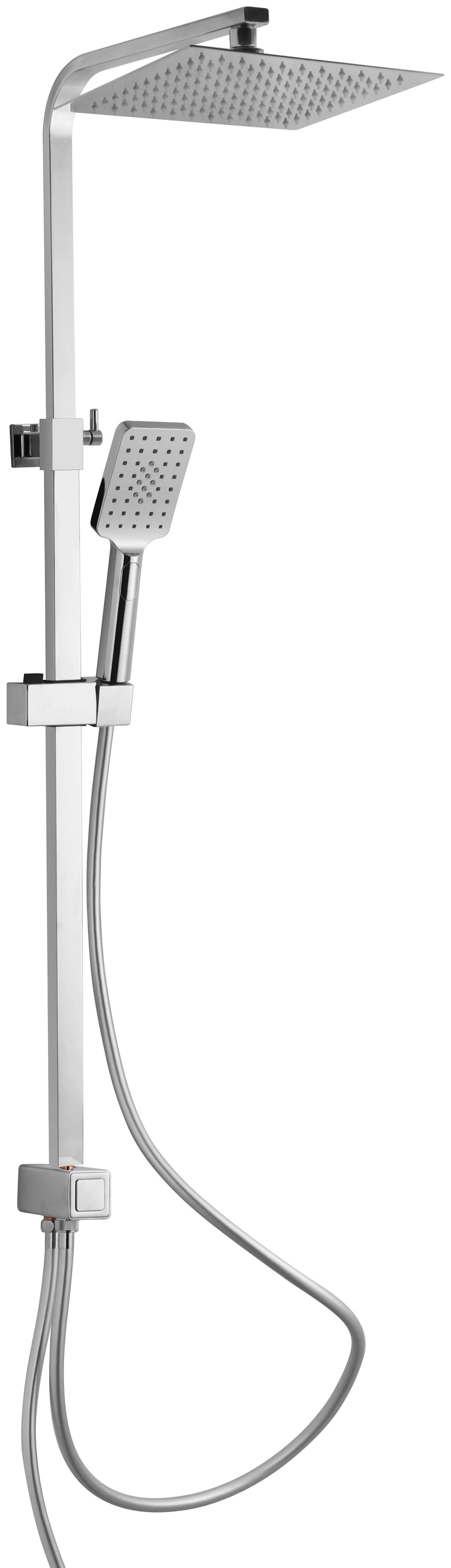 SCHÜTTE Duschsystem »SILVER RAIN« Edelstahl Regendusche ohne Armatur, mit Kopfbrause und Handbrause silberfarben