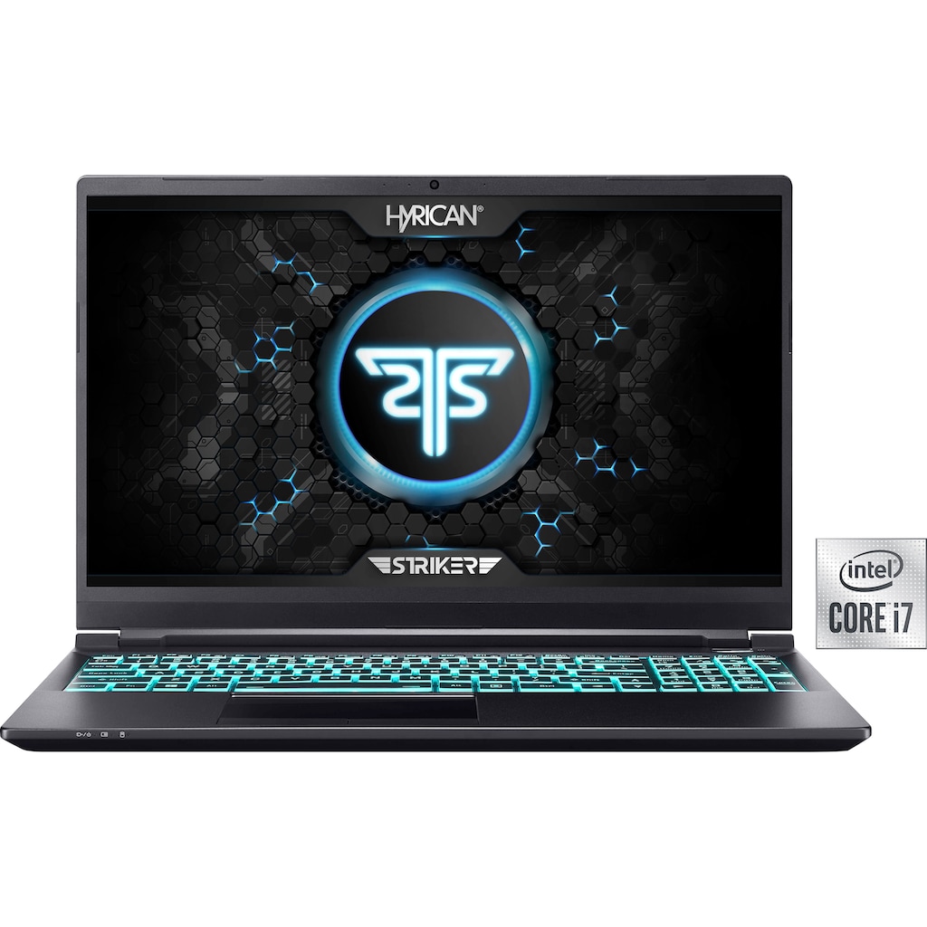 Hyrican Gaming-Notebook »Striker 1637«, 39,62 cm, / 15,6 Zoll, Intel, Core i7, GeForce RTX 3080 Max.Q, 1000 GB SSD, 240 Hz Display, 32 GB RAM