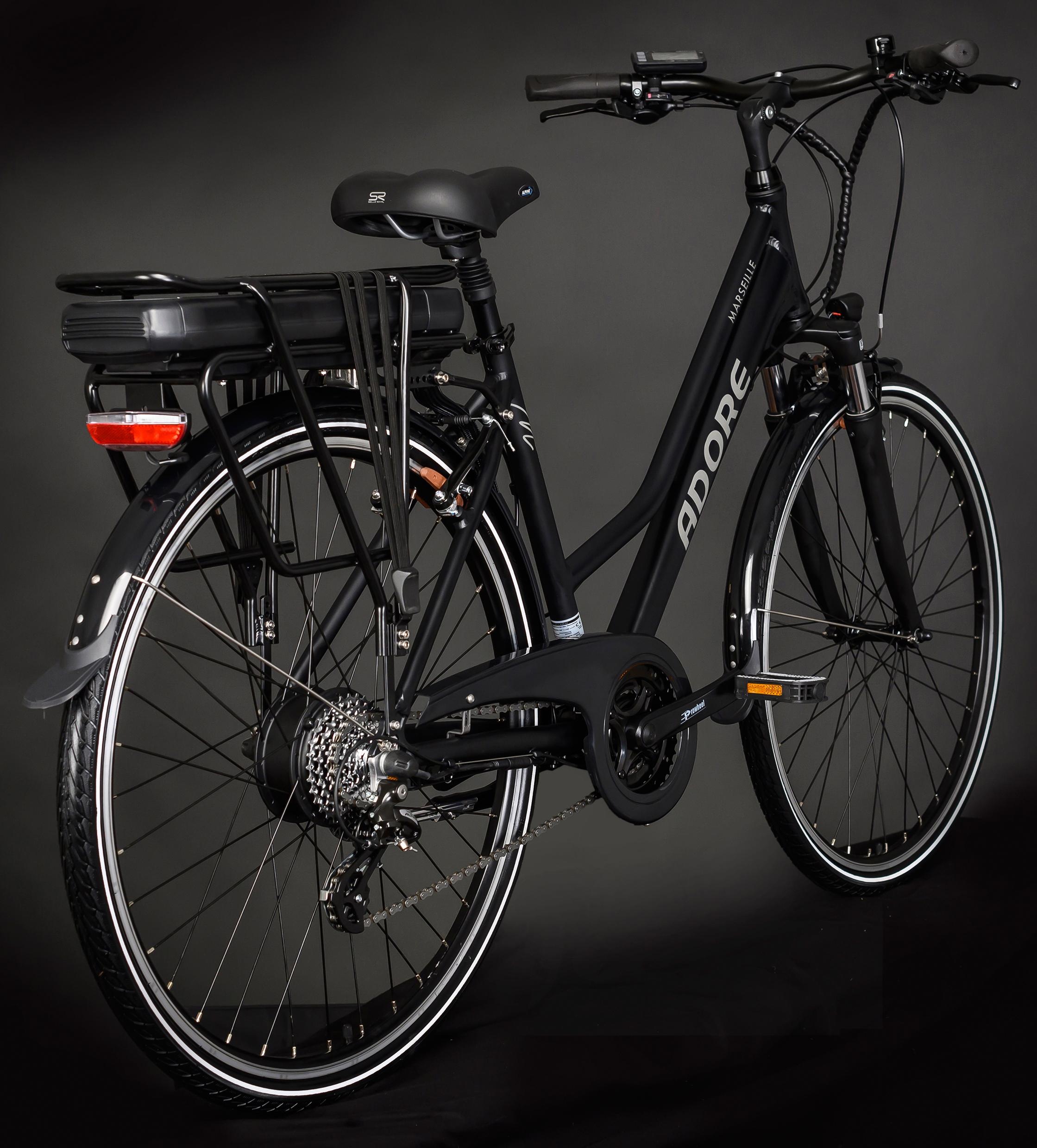 Adore E-Bike »Partnerset Marseille«, 24 Gang, Shimano, Altus, Heckmotor 250 W, (Spar-Set, 2 tlg.), Pedelec, Elektrofahrrad für Damen