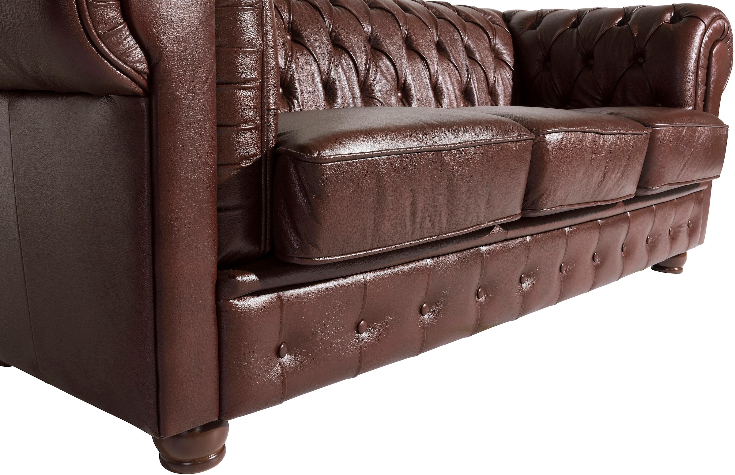 Max Winzer® Chesterfield-Sofa »Bristol«, mit edler Knopfheftung, Breite 200 cm