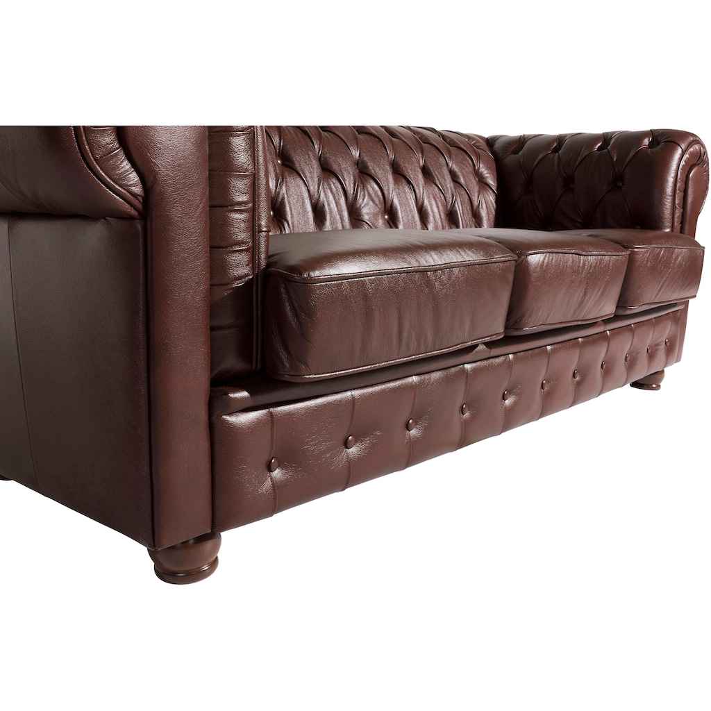 Max Winzer® Chesterfield-Sofa »Bristol«, mit edler Knopfheftung, Breite 200 cm