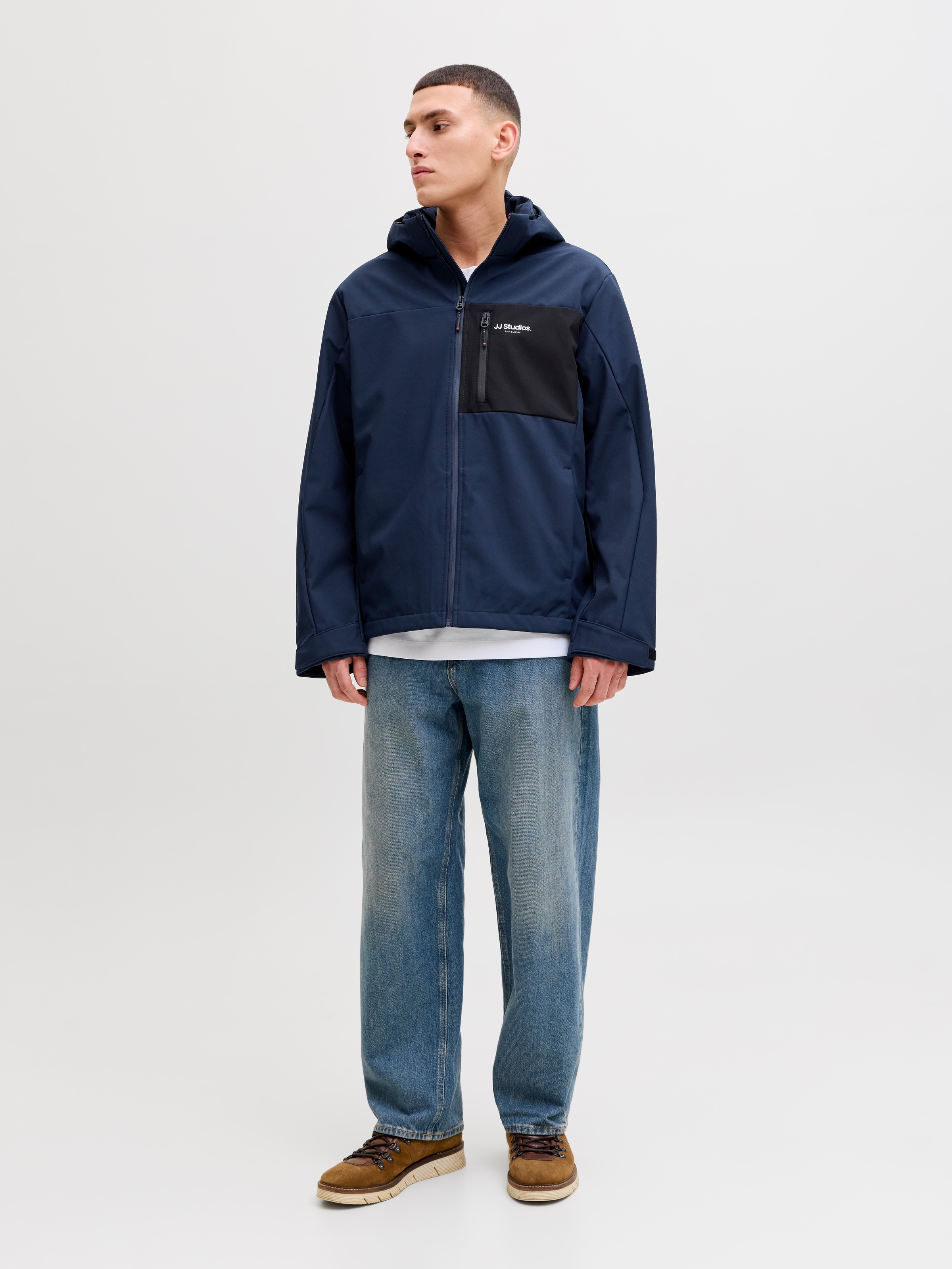 Jack & Jones Softshelljacke »JJNORTH SOFTSHELL JACKET« mit Kapuze