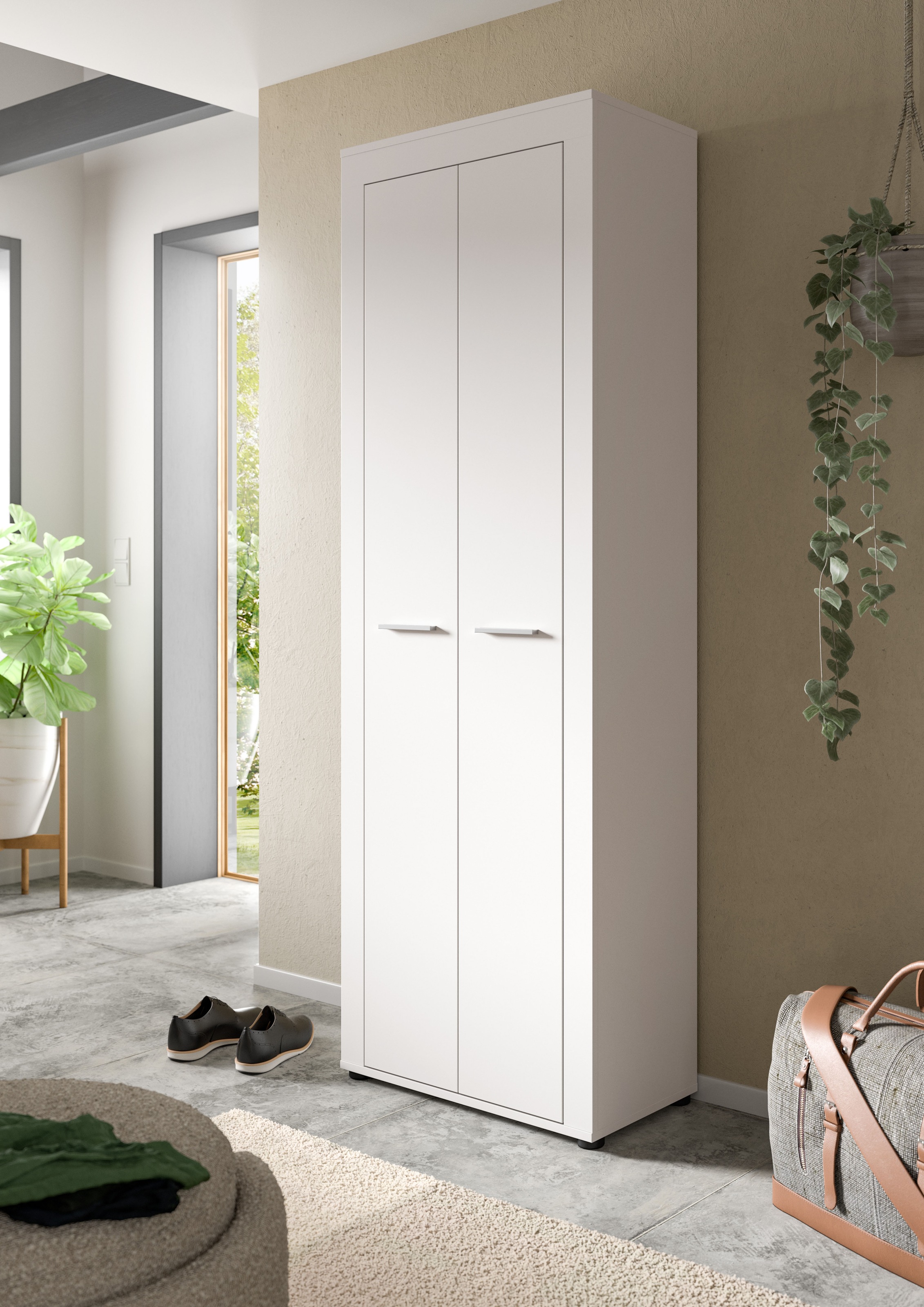 INOSIGN Schuhschrank, (1 St.), Schuhschrank, Höhe 191 cm, 11 Fächer, Garderobenschrank, Flur, Diele