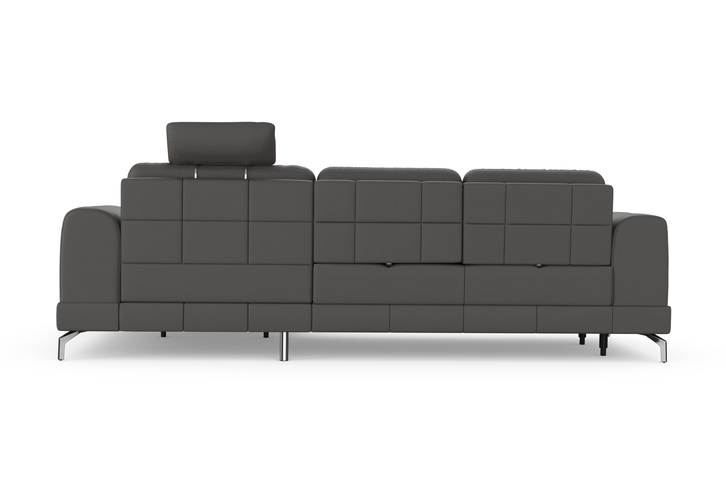 sit&more Ecksofa »Bendigo L-Form«, inklusive Sitztiefenverstellung, Bodenfreiheit 12 cm, in 2 Fußfarben