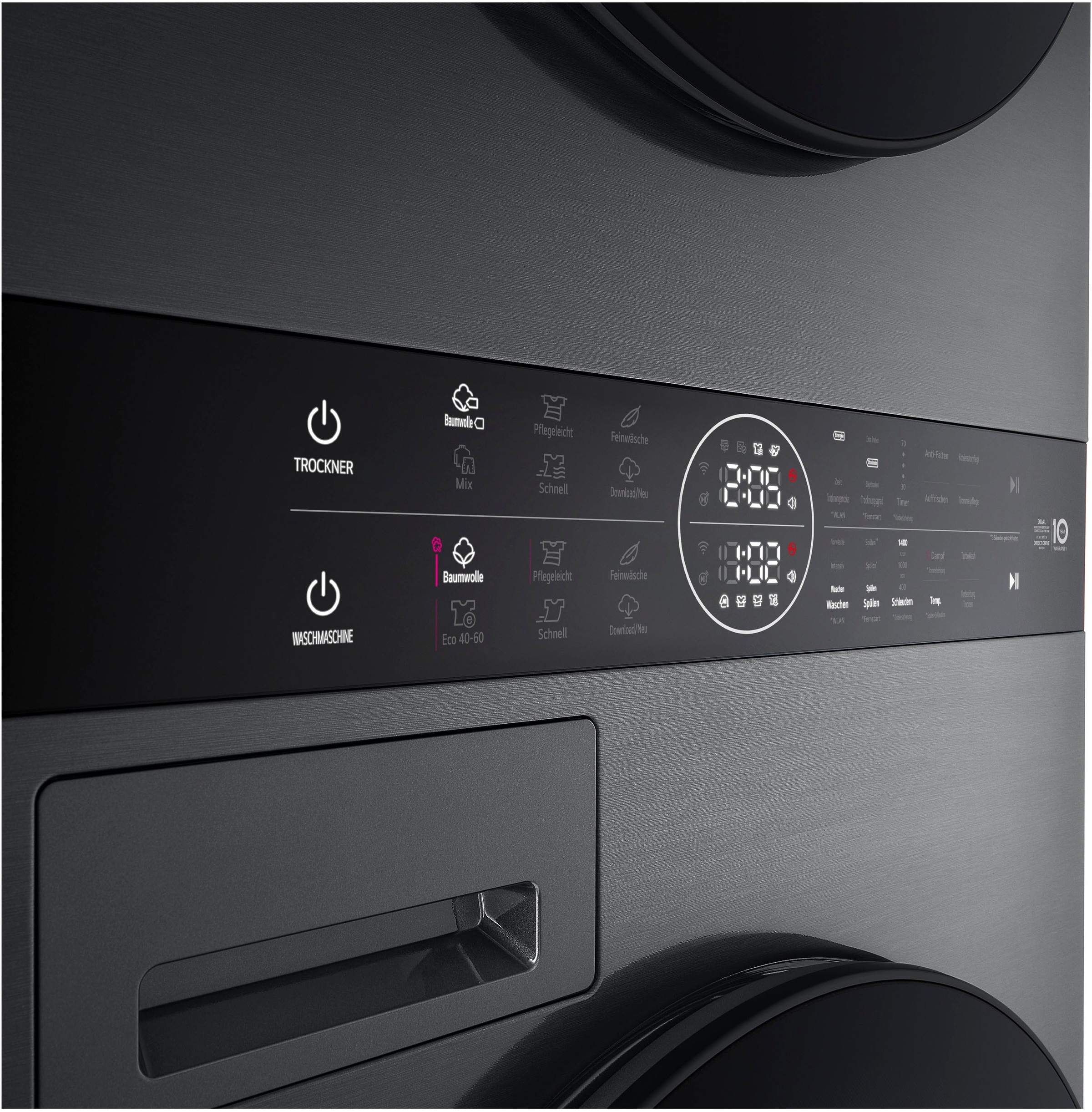 LG Waschtrockner »WT1210BBF« 62 dB(A) Smart Diagnosis®