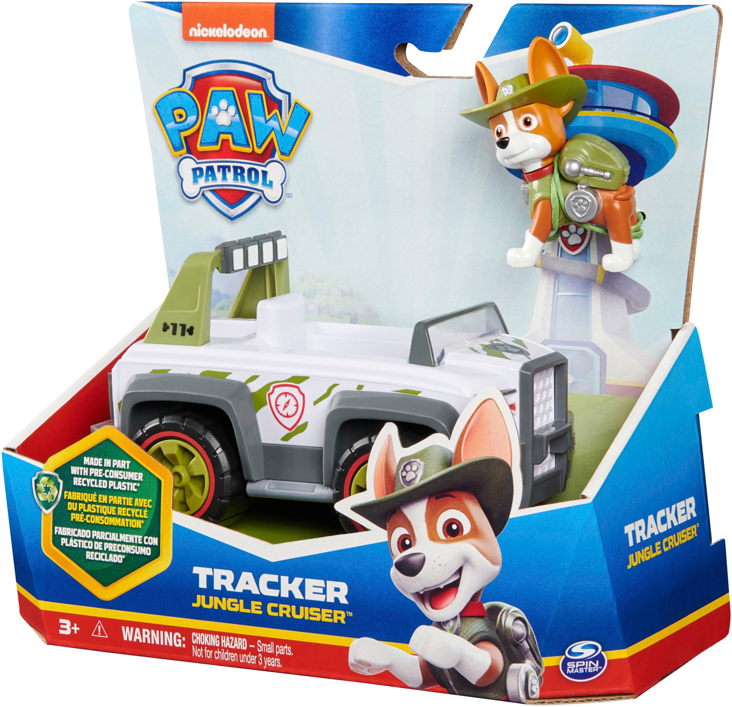 Spin Master Spielzeug-Auto »Paw Patrol - Sust. Basic Vehicle Tracker«, zum Teil aus recycelten Material