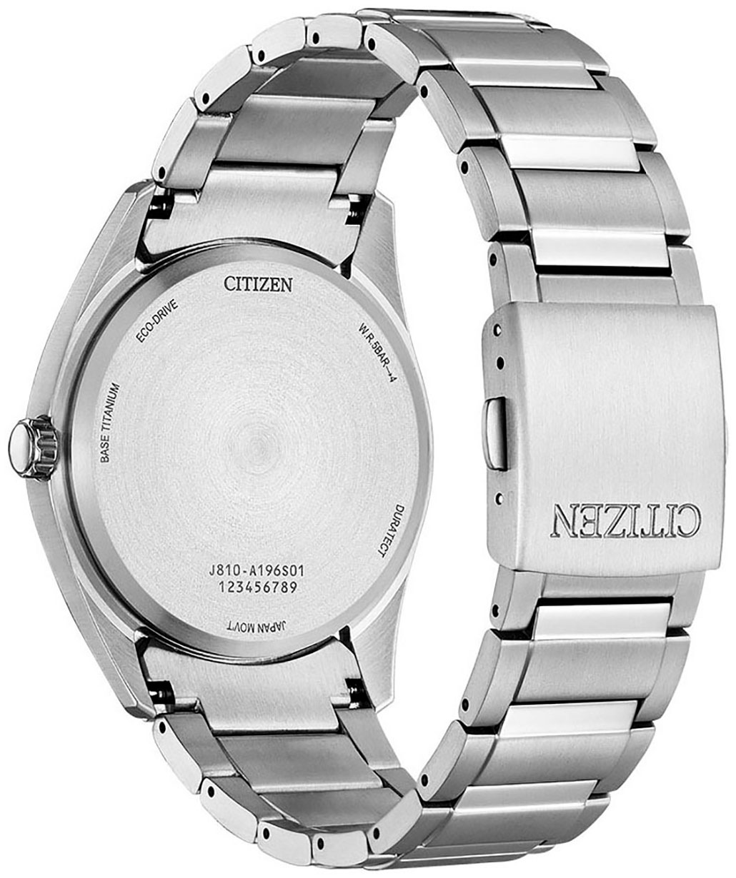 Citizen Solaruhr, Armbanduhr, Herrenuhr, Titan, Datum
