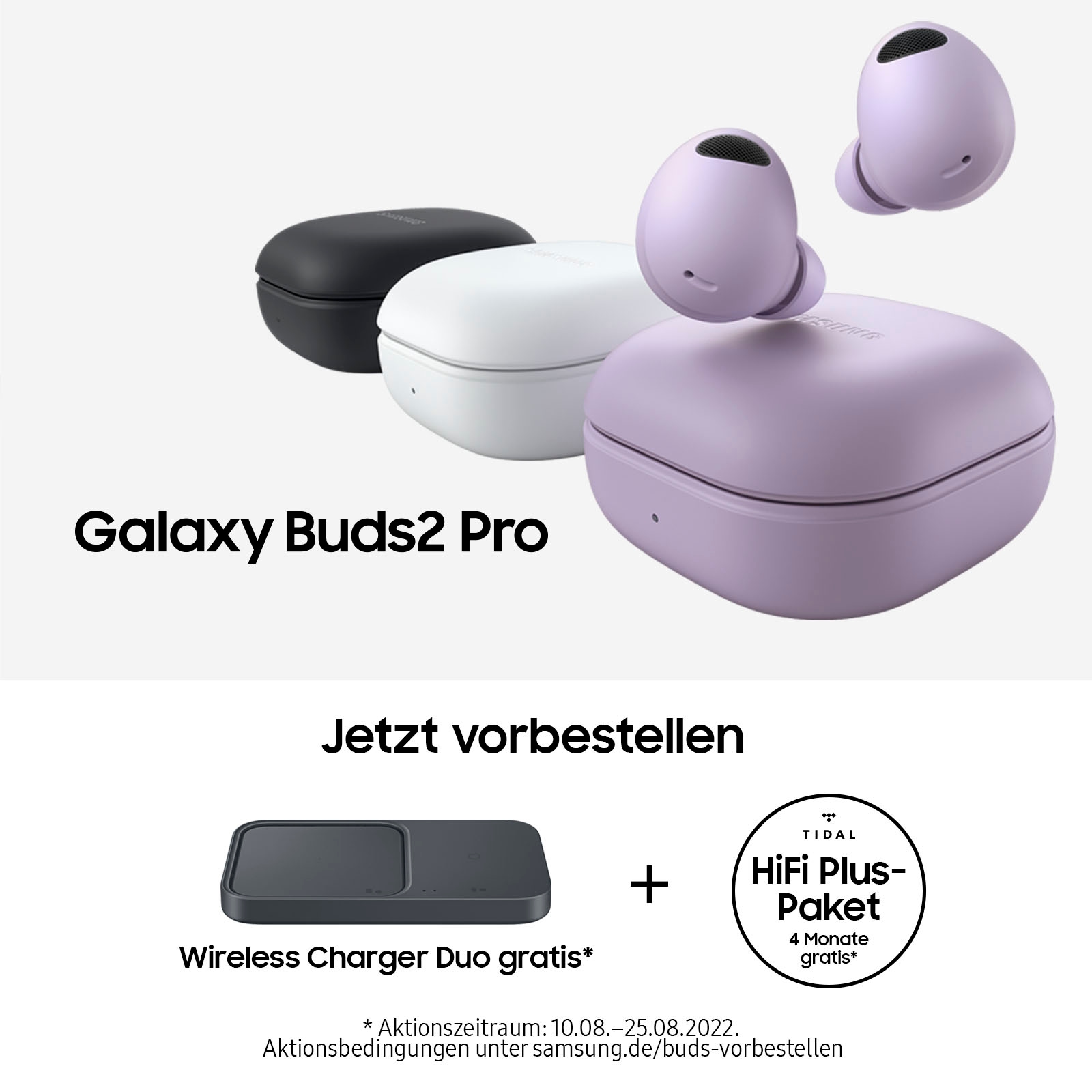 Samsung wireless In-Ear-Kopfhörer »Galaxy Buds2 Pro«, A2DP Bluetooth-AVRCP  Bluetooth-HFP, Active Noise Cancelling (ANC)-Freisprechfunktion- Sprachsteuerung online bestellen