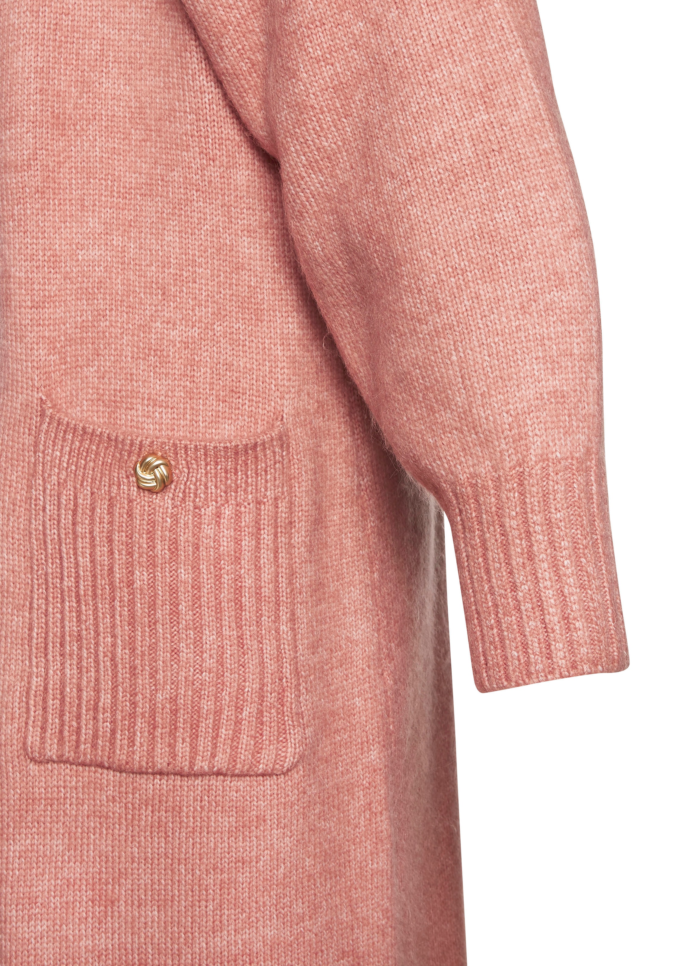 LASCANA Longstrickjacke, aus kuscheligem Strick