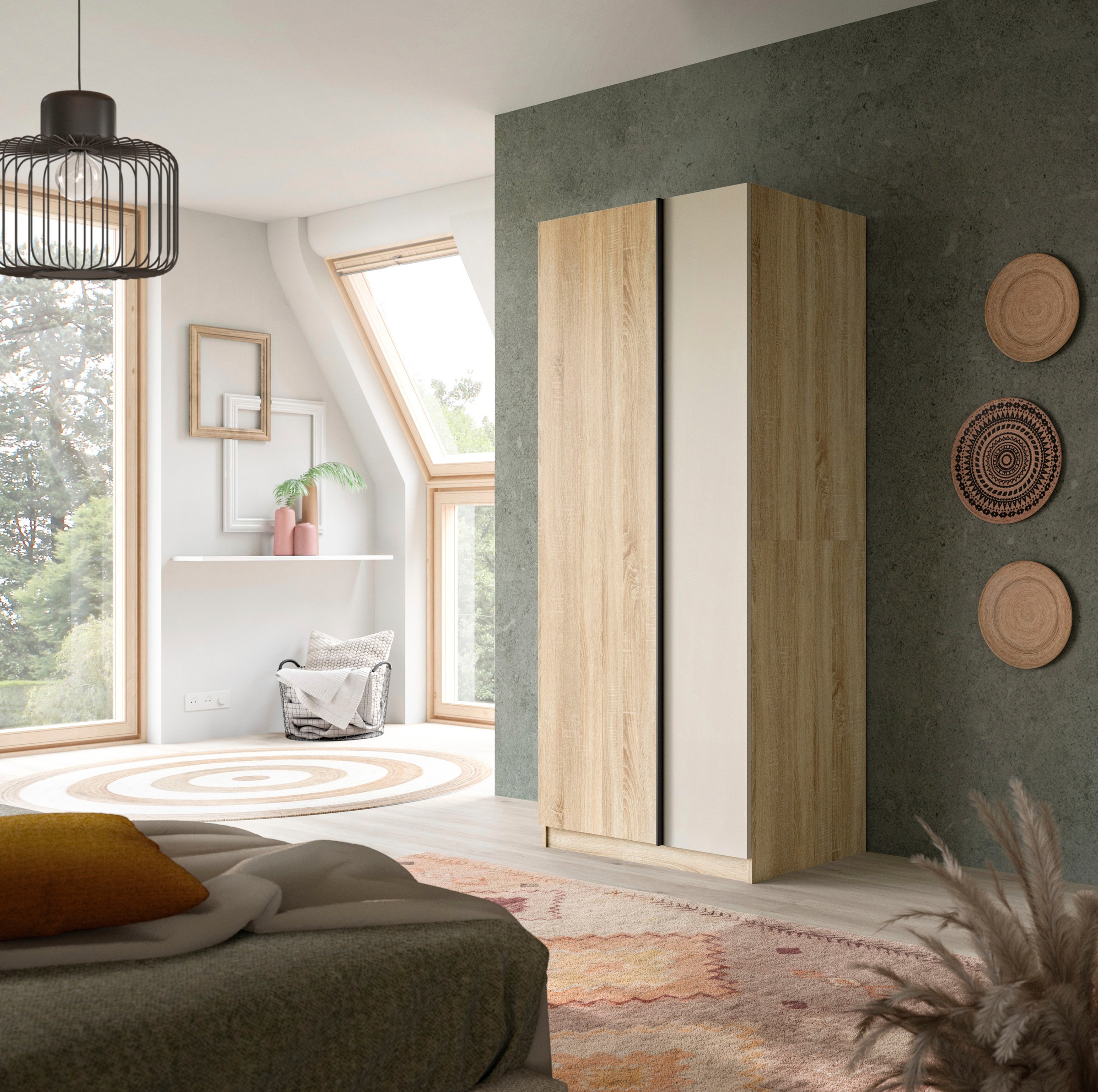 Home affaire Kleiderschrank »BENDINGO, TOPSELLER!, Schlafzimmerschrank, Sch günstig online kaufen