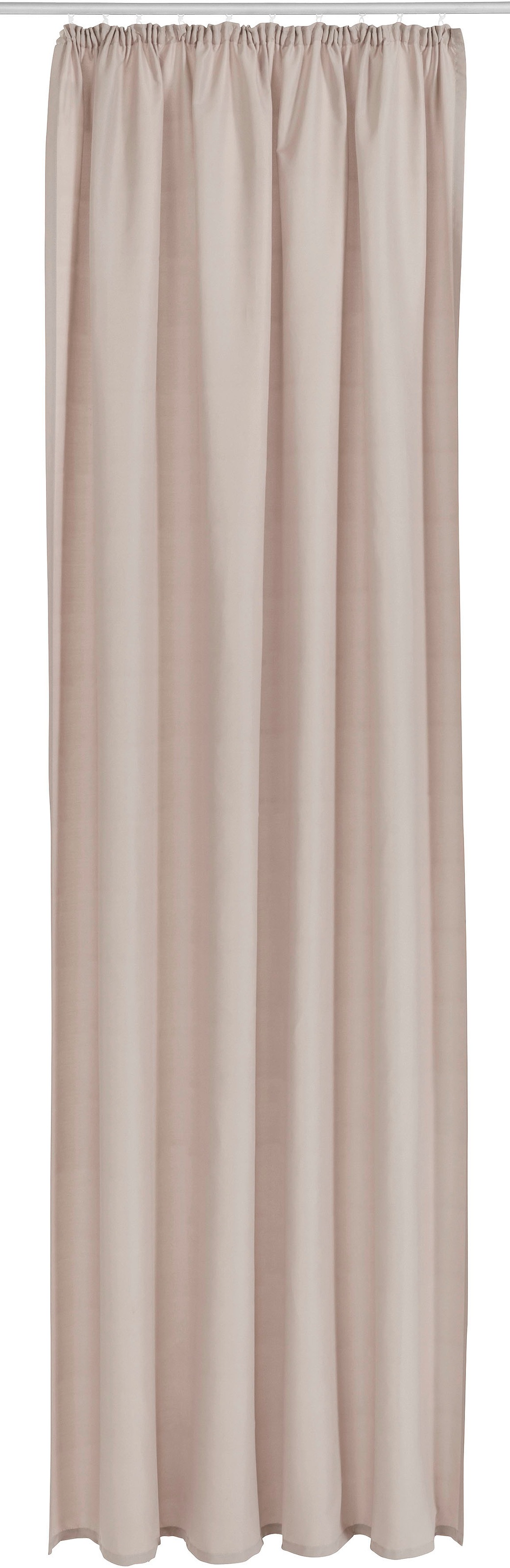 my home Vorhang »Raja, Gardinen mit Kräuselband, Vorhänge Wohnzimmer« Kräus günstig online kaufen