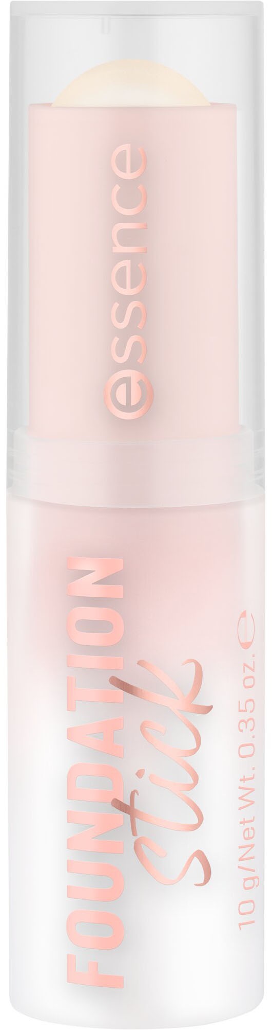 Essence Foundation »FOUNDATION stick«, (Set, 3 tlg.), Cremig und leicht verblendbar, Matt-Finish, variable Deckkraft.