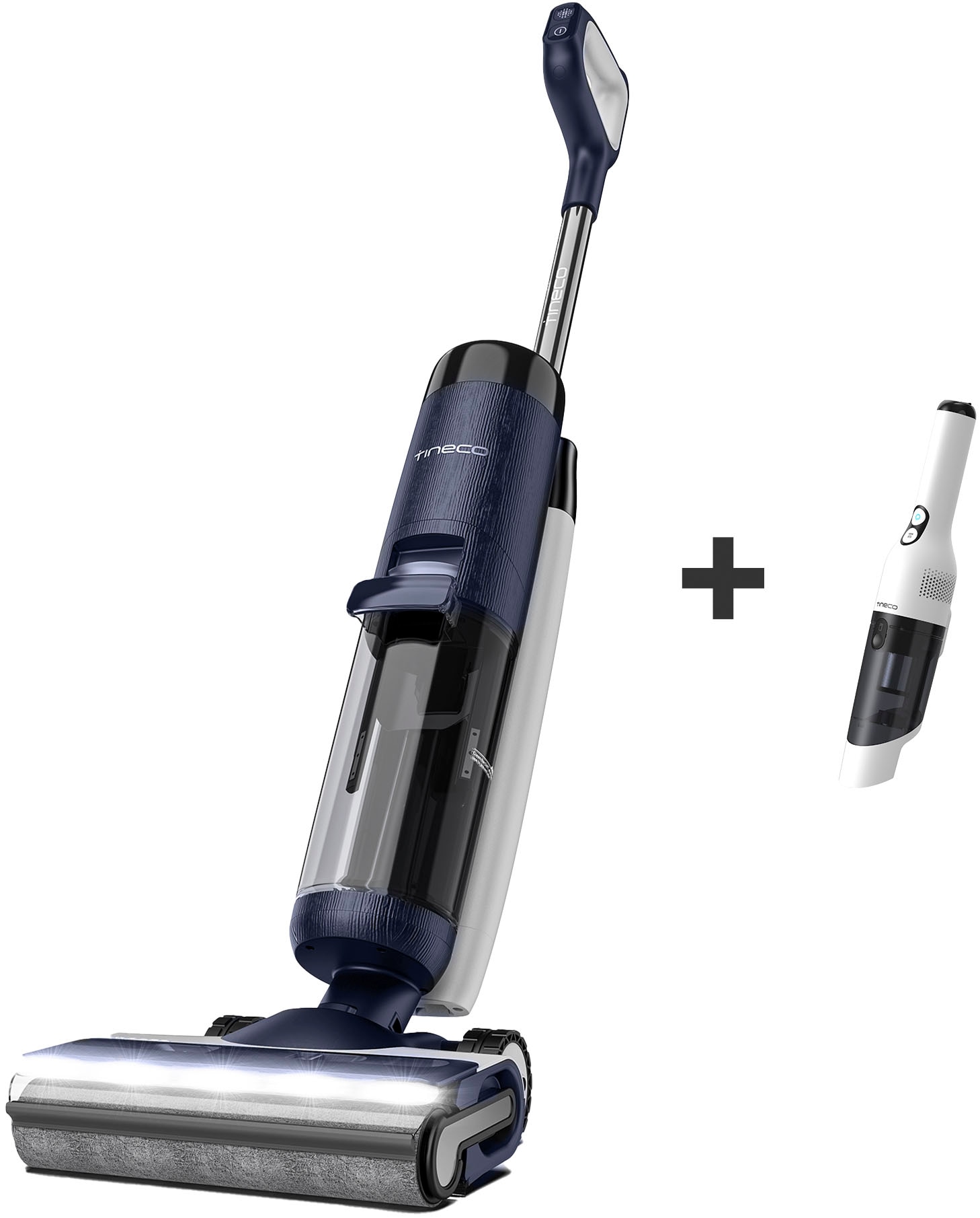 Tineco Nass-Trocken-Sauger »Floor One S7 Flashdry PET, 70° Grad Heißluft-Trocknung, Selbstantrieb«, beidseitige Kantenreinigung, automatische Saugleistungsanpassung