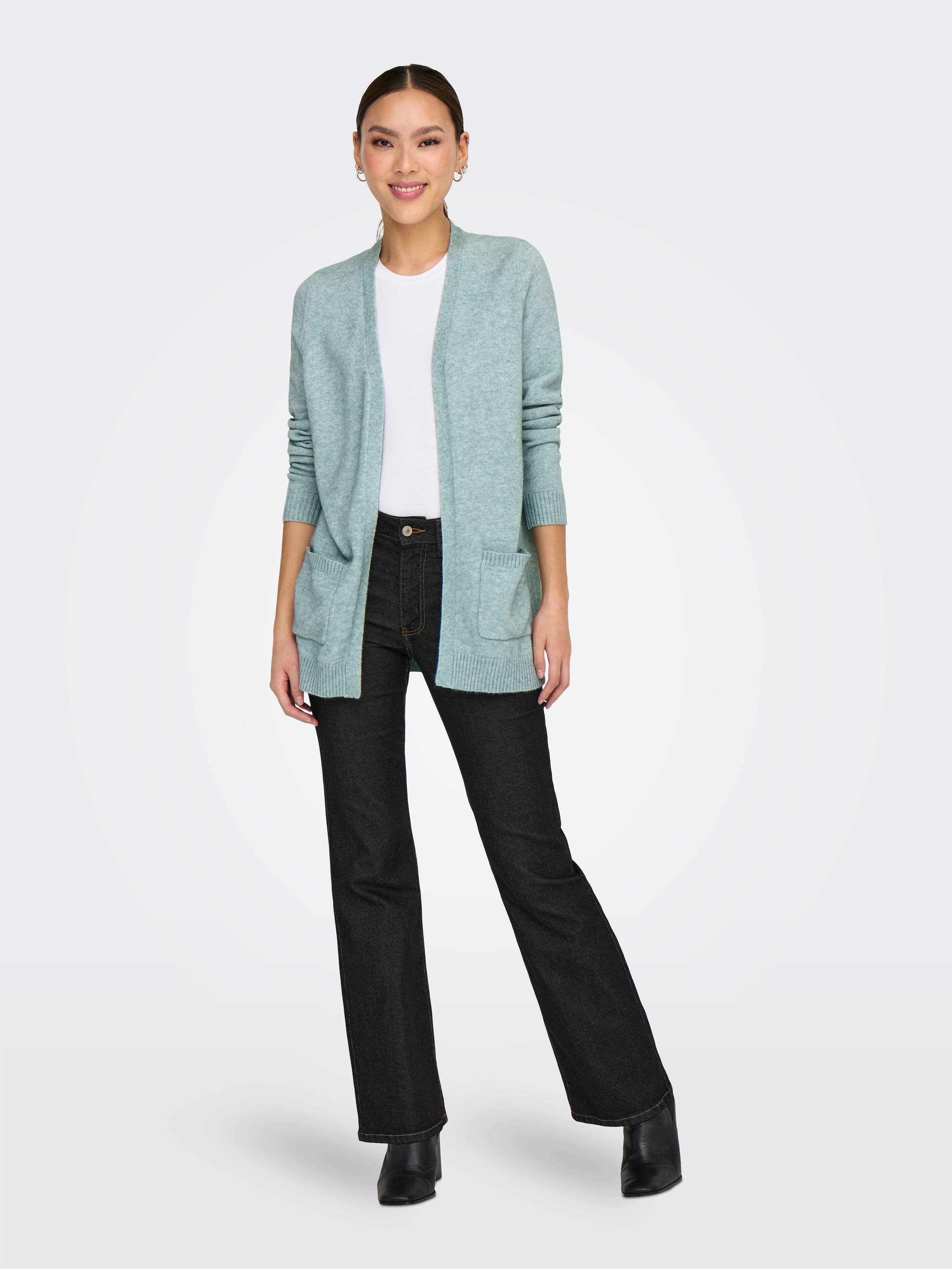 ONLY Strickjacke »ONLLESLY L/S OPEN CARDIGAN KNT NOOS«