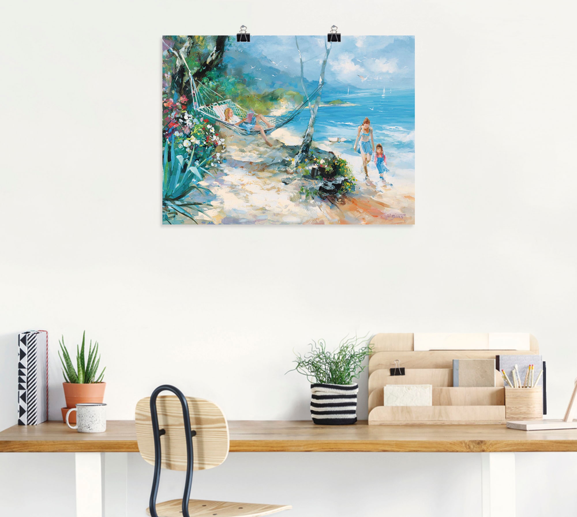 Artland Wandbild »Gelassenheit«, Strand, (1 St.), als Leinwandbild, Poster günstig online kaufen