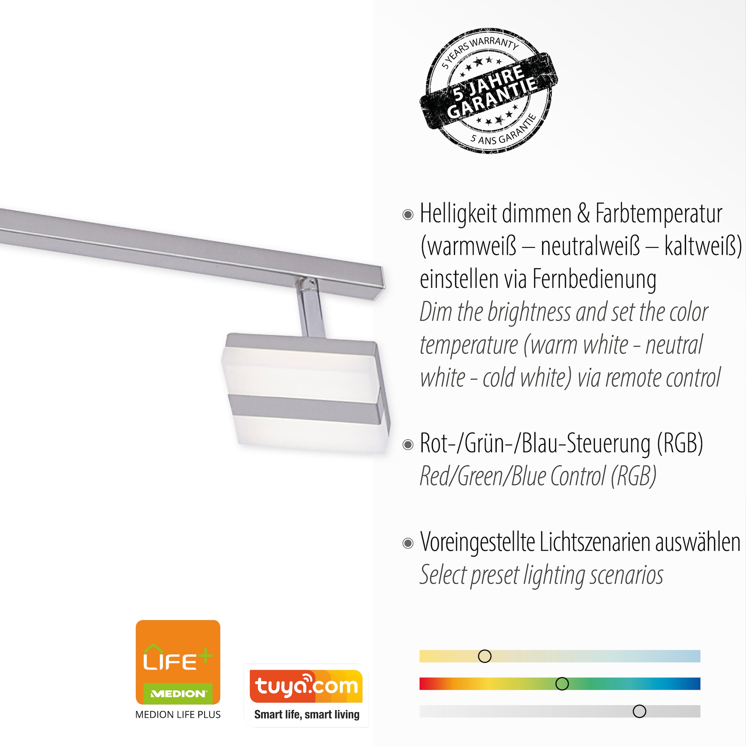 JUST LIGHT LED Deckenleuchte »Ls-SABI«, 6 flammig, Leuchtmittel LED-Board | LED fest integriert, dimmbar über Fernbedienung