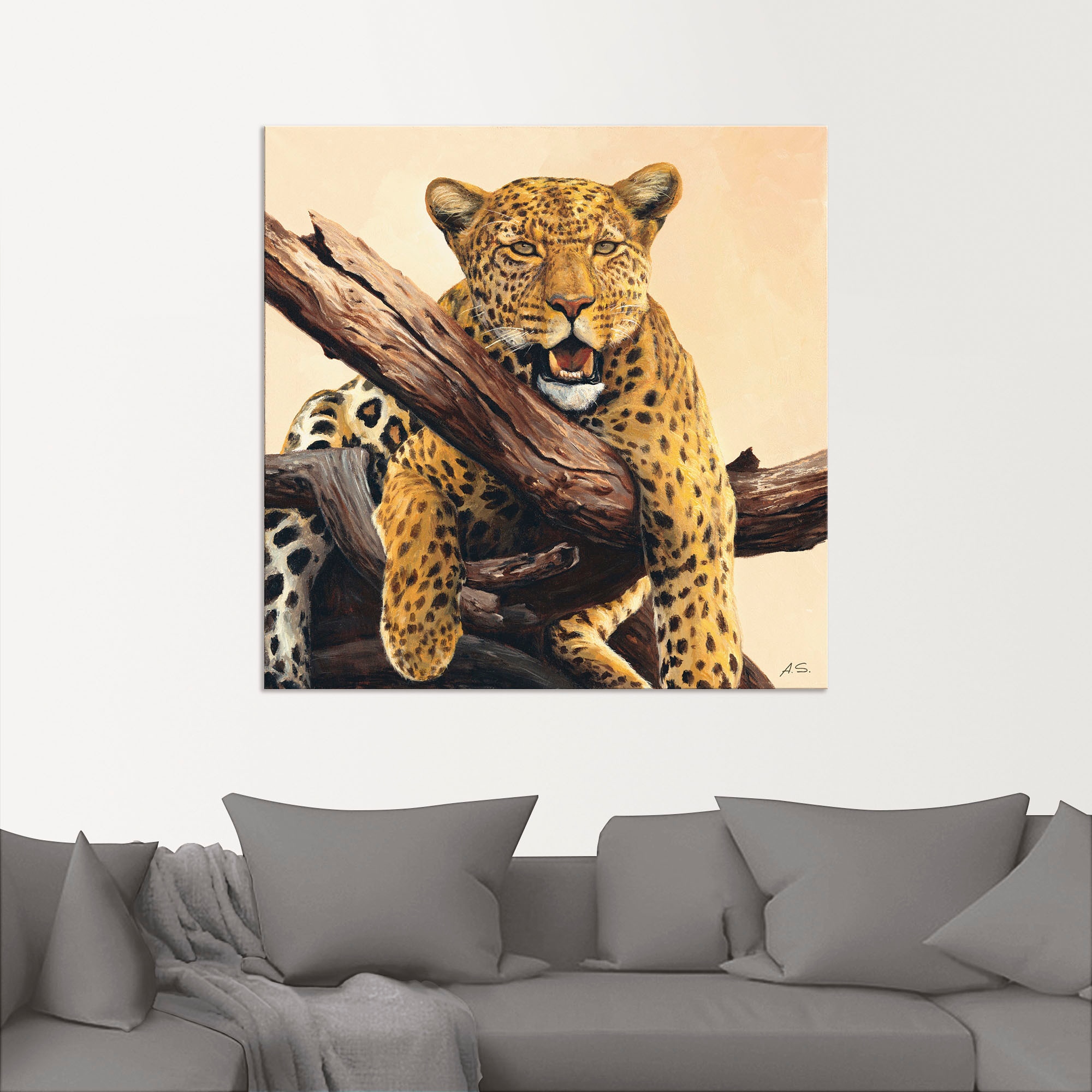 Artland Wandbild »Zeit zum Mittagessen«, Wildtiere, (1 St.), als Alubild, O günstig online kaufen