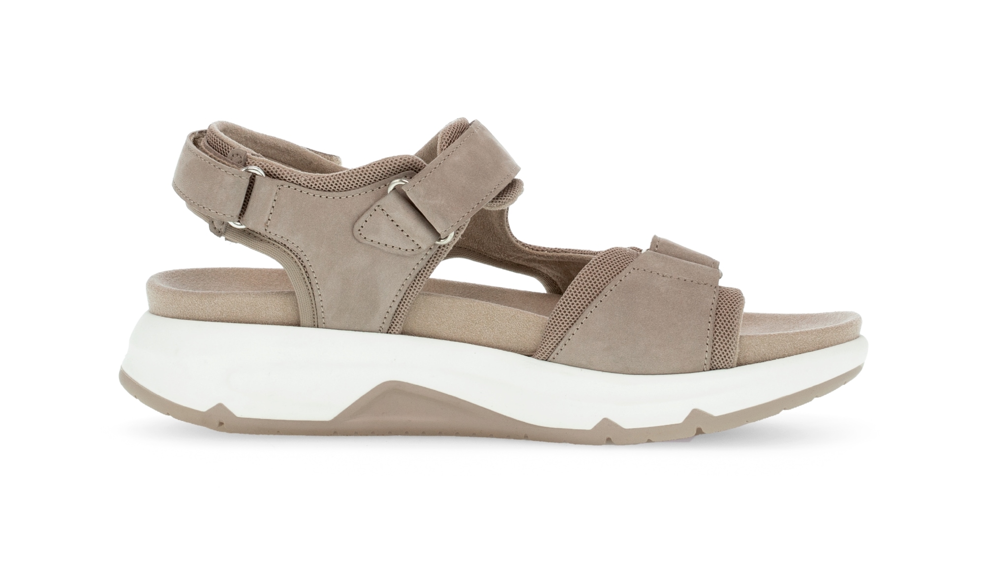 rollingsoft Sandalette  Keilabsatz, Riemchensandale mit typischer Laufsohle, G-Weite (=weit)