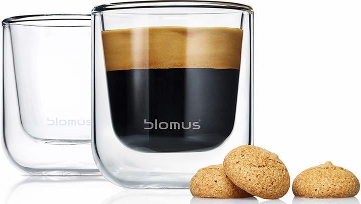 BLOMUS Espressoglas »NERO«, (Set, 2 tlg.), Doppelwandig, 2-teilig