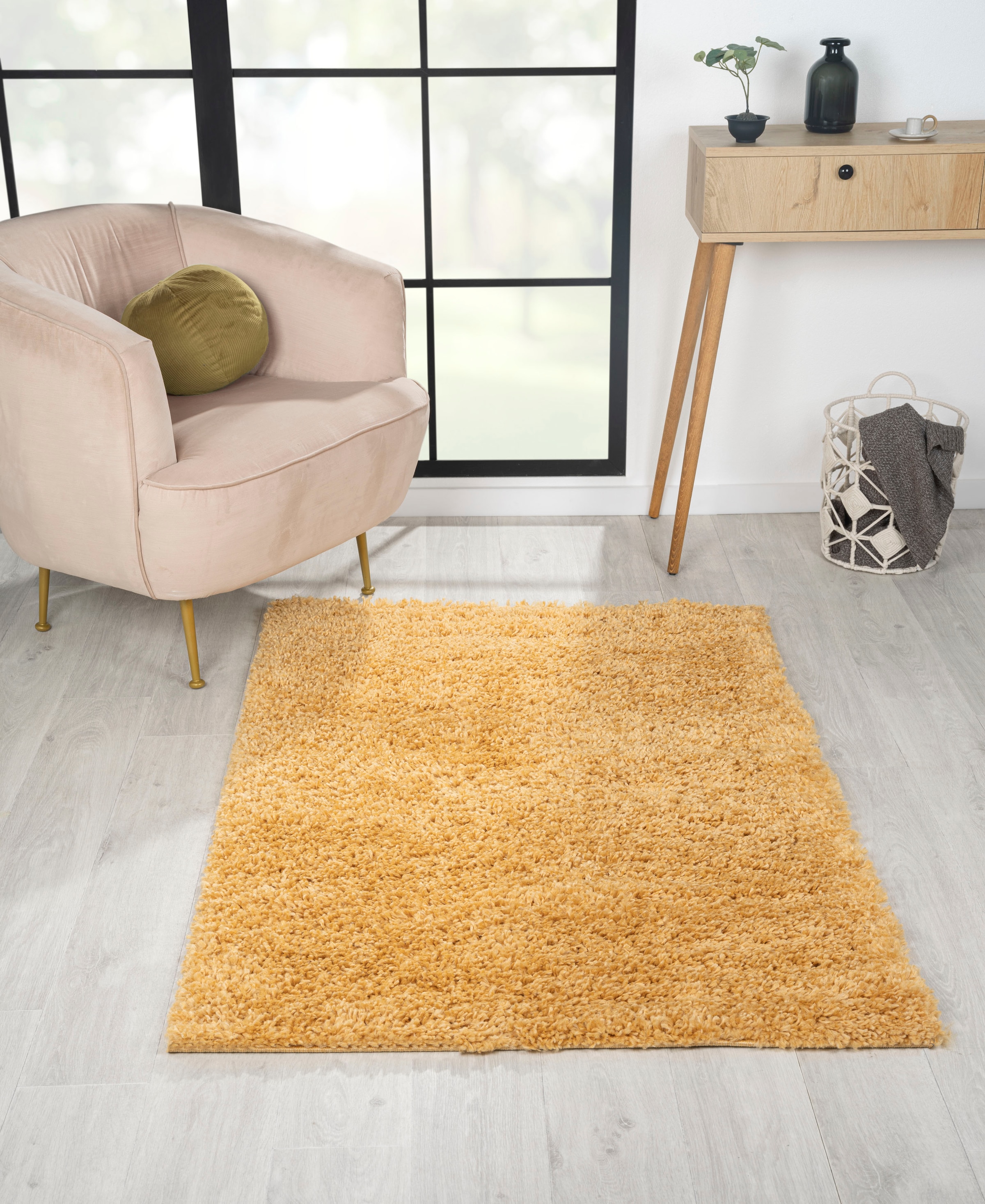 Myflair Möbel & Accessoires Hochflor-Teppich »My Shaggy«, rechteckig, 37 mm günstig online kaufen