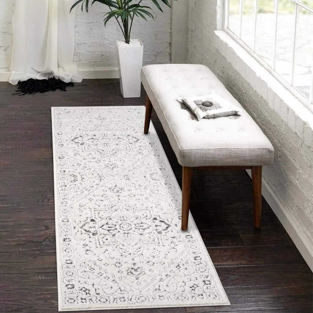 Carpet City Teppich »LOUNGE 0638« rechteckig 15 mm Höhe Kurzflor-Teppich Mo günstig online kaufen