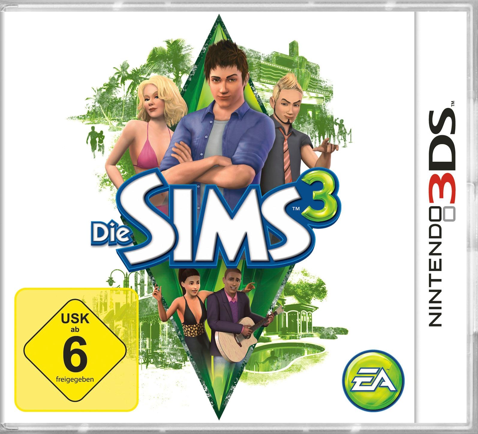 Electronic Arts Spielesoftware »Die Sims 3«, Nintendo 3DS, Software Pyramide