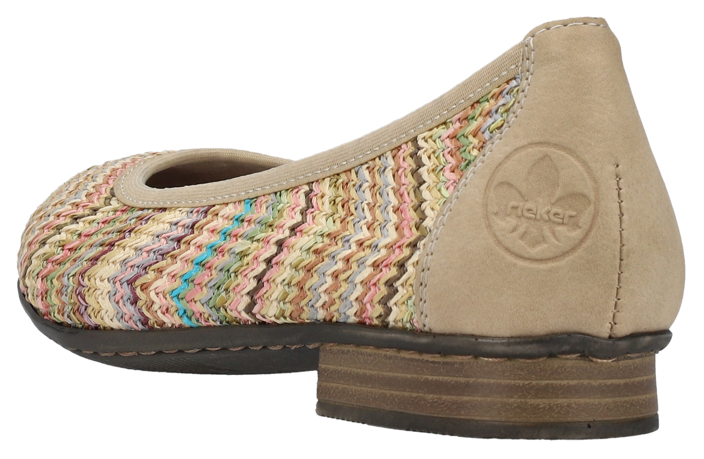 Rieker Ballerina, Slipper, Schlupfschuh, Pumps mit weicher Innensohle