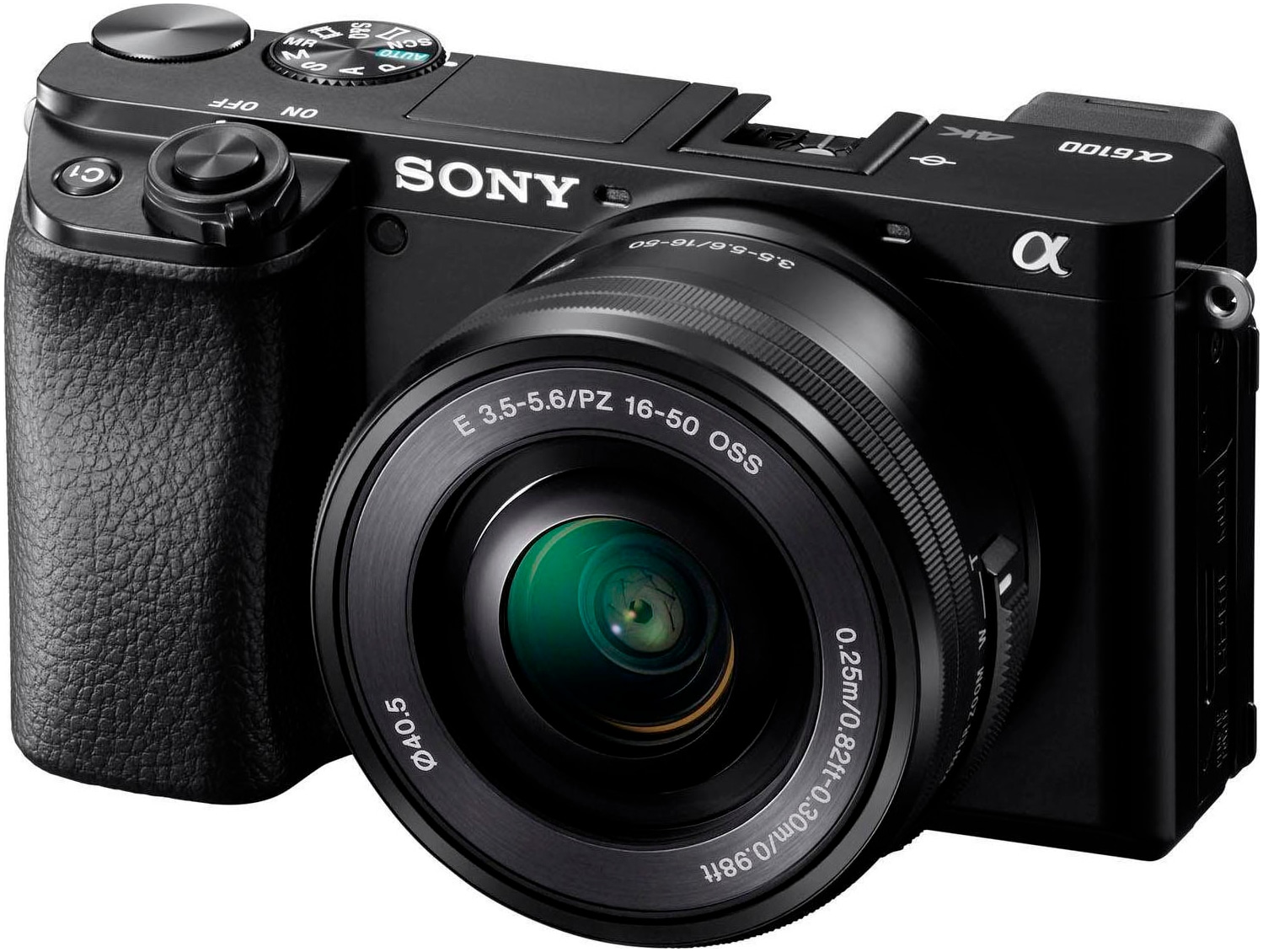 Sony Kompaktkamera »Alpha 6100 + 16-50mm Objektiv«, 24,2 MP, Bluetooth