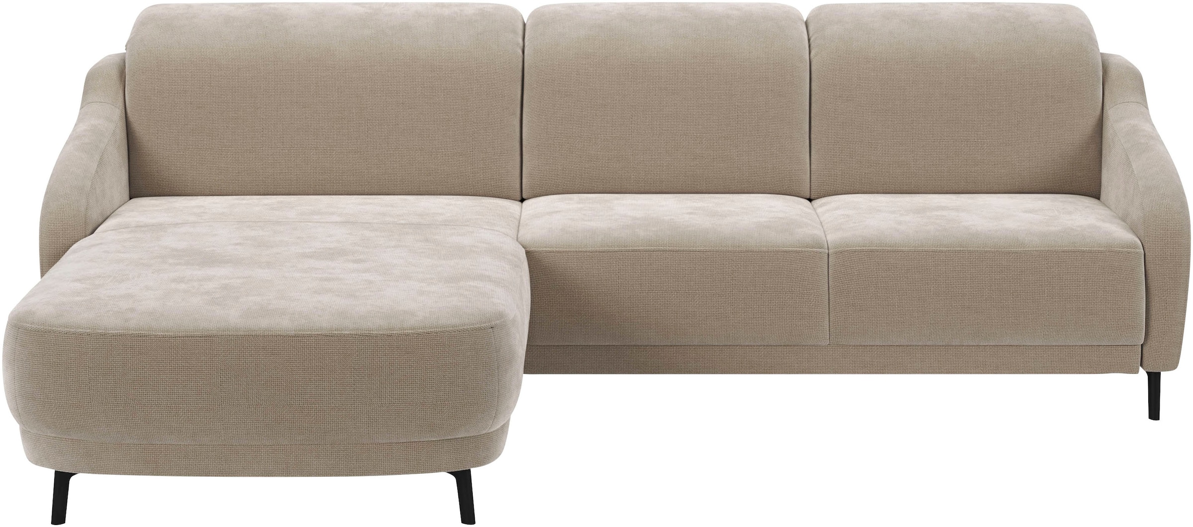 sit&more Ecksofa »Blues L-Form«, wahlweise mit Klapptisch und USB günstig online kaufen