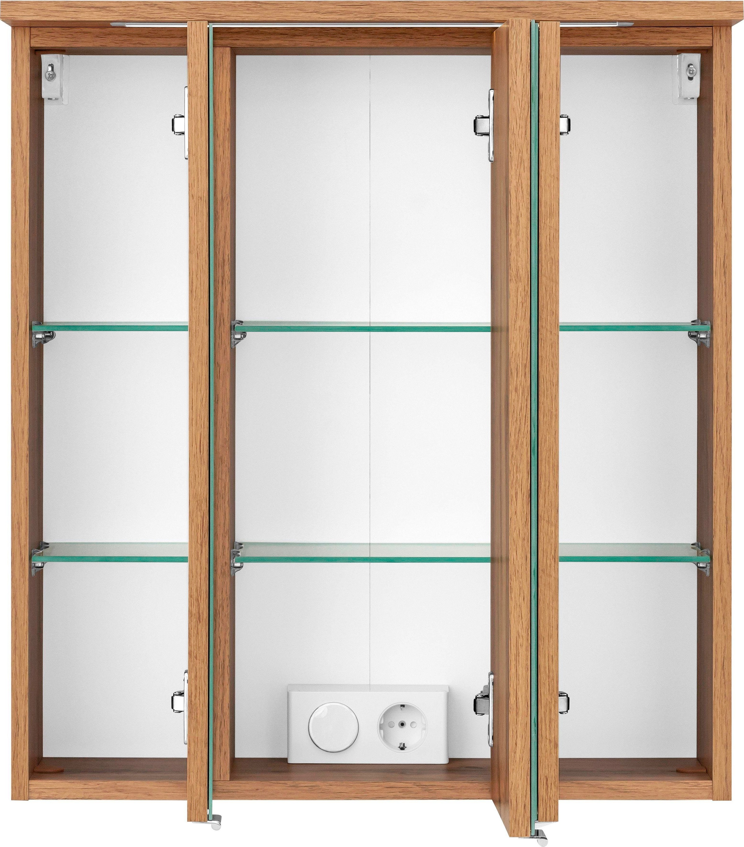 welltime Spiegelschrank »Lucca« mit LED Beleuchtung