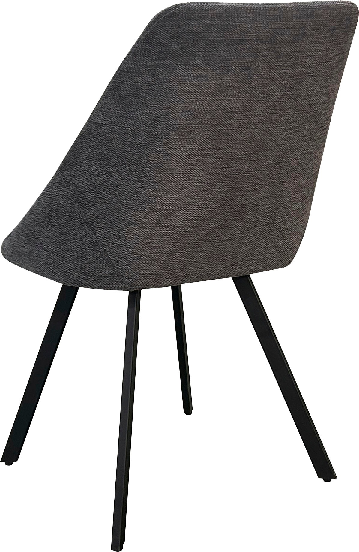 byLIVING Esszimmerstuhl »Jasper (2er-Set)«, (Set), Sitzschale 360°drehbar, Metall schwarz, Küchenstuhl, diverse Bezüge