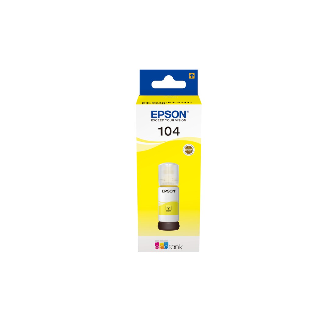 Epson Tintenpatrone »Epson 104 EcoTank Yellow ink bottle«