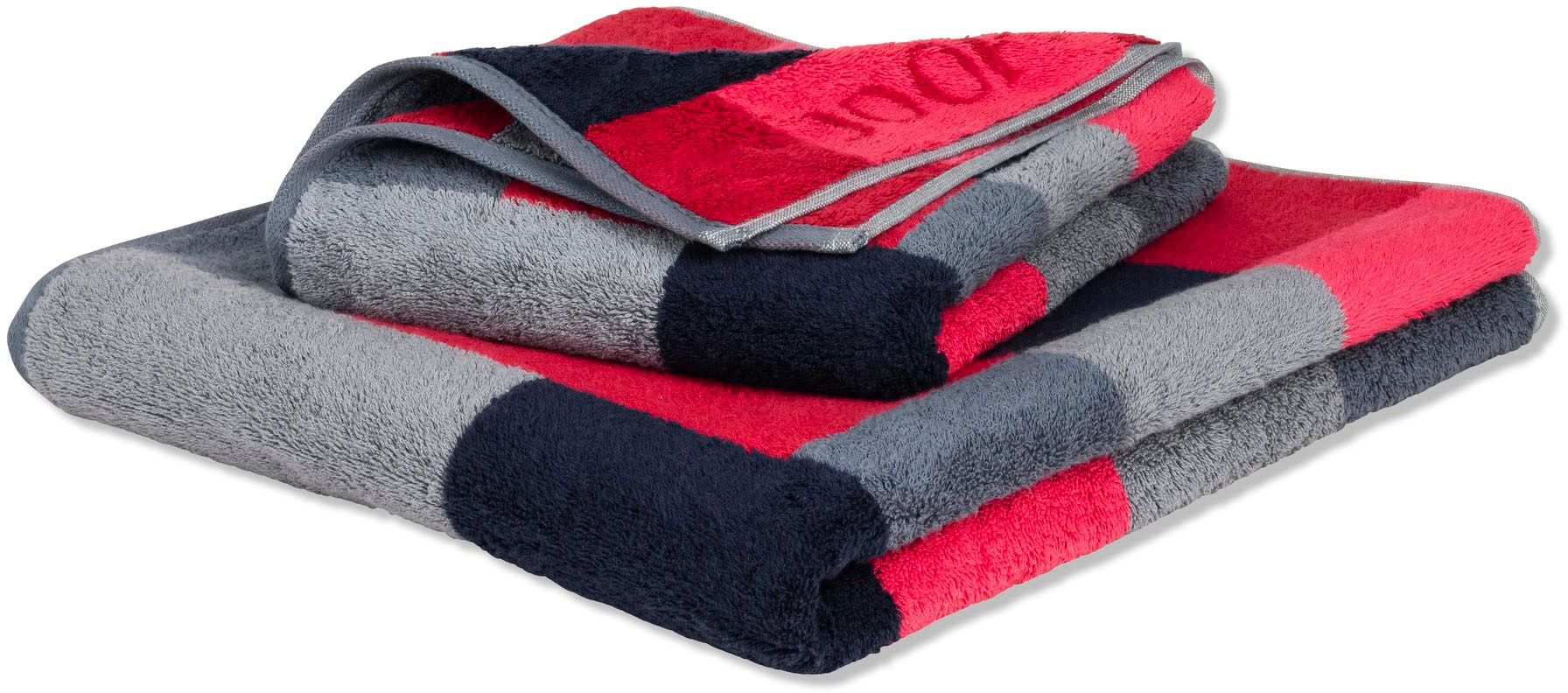 Preisvergleich für Joop! Handtücher »INFINITY Mosaic«, (2 St.), mit  kontrastfarbenen Karos, aus Baumwolle | Ladendirekt