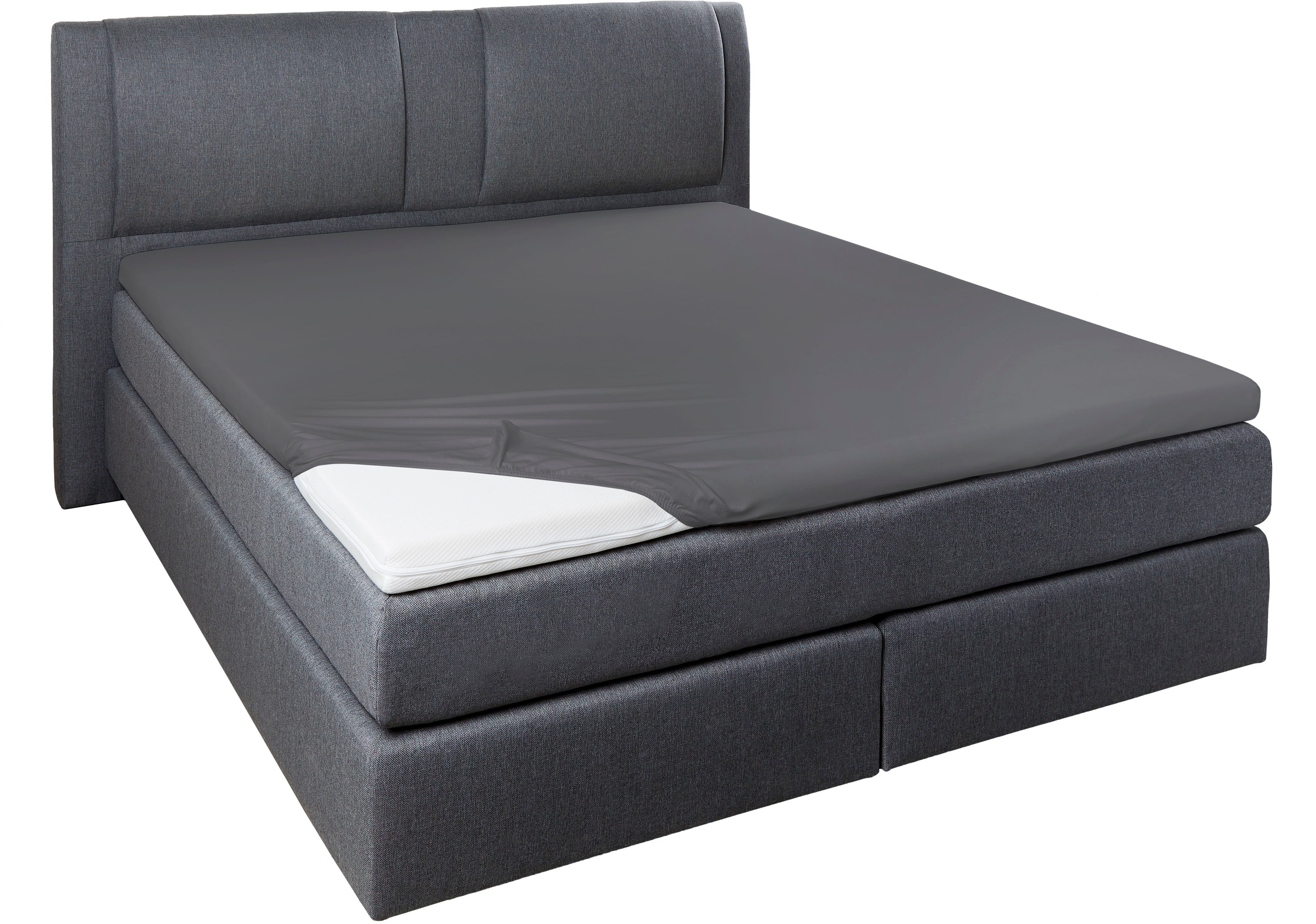 Primera Spannbettlaken »Elasthan-Feinjersey Topper«, Aus 95% gekämmter Baumwolle und 5% Elastan