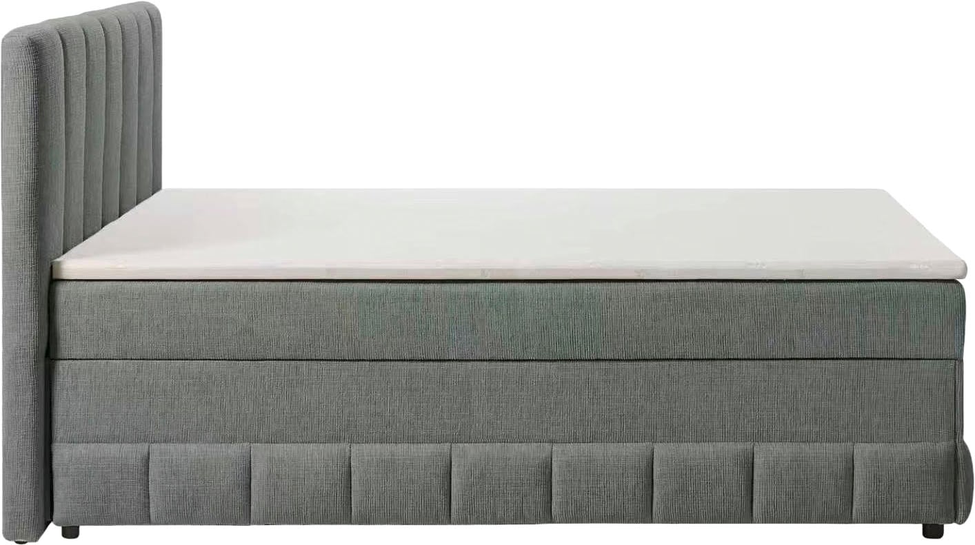 OTTO home Boxbett »Likely inkl. Bettkasten, Liegefläche 180x200 cm, in Boxspring-Optik« inkl. Topper & Aufbauvideo, erhältlich in verschiedenen Farben