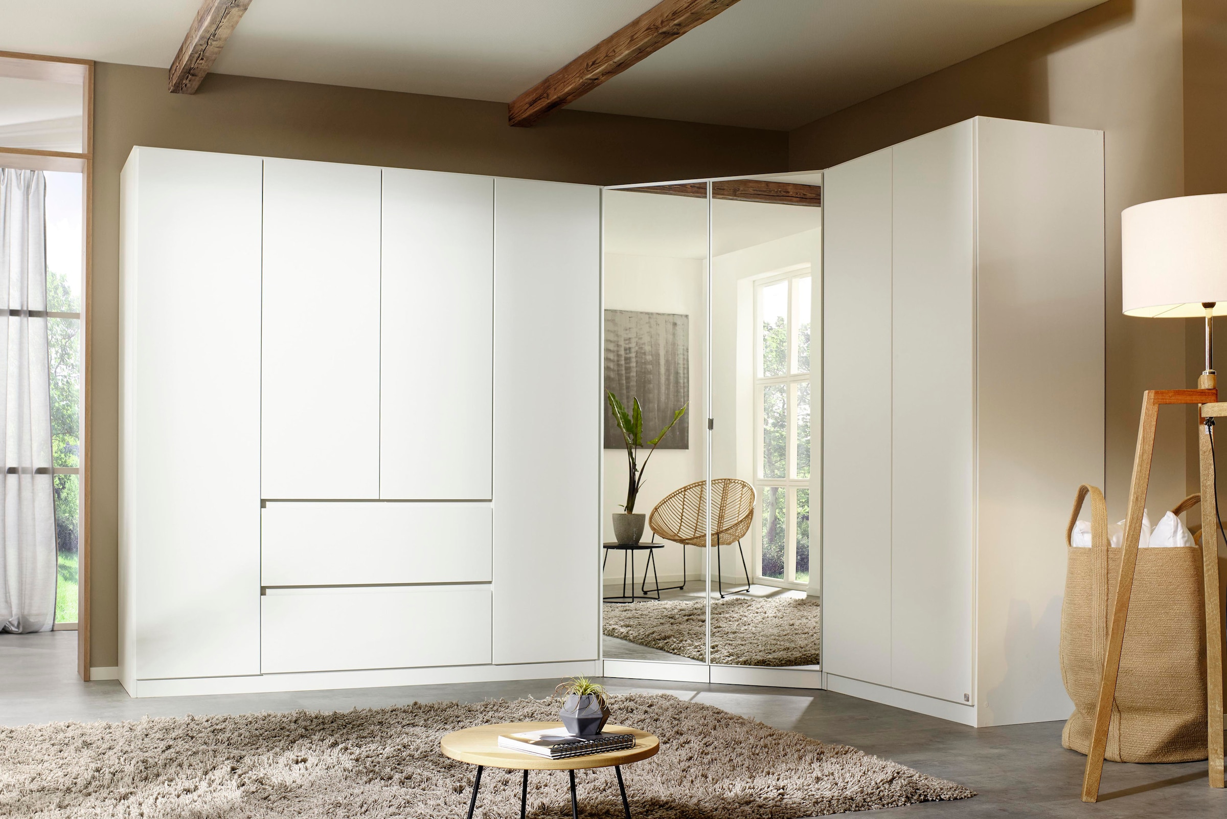 rauch Schrank-Set »Kleiderschrank Schrank Garderobe Wäscheschrank Ankleide NIDDA« Set, Größe 298x208 cm, 